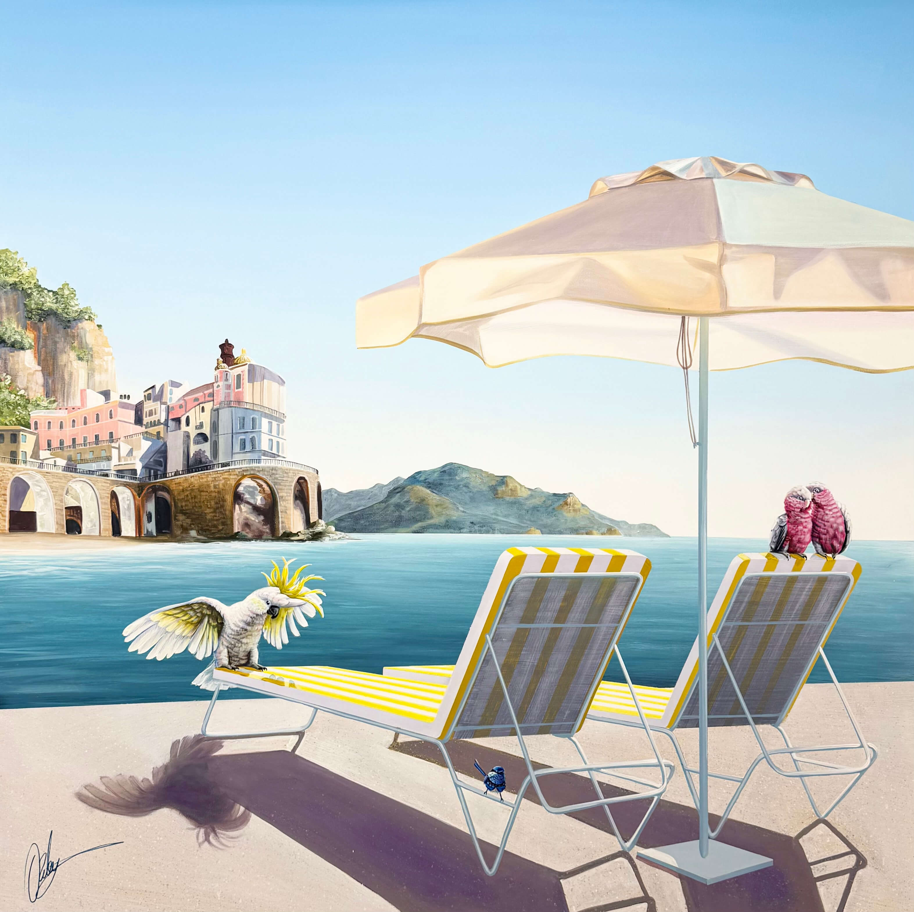 Reserved For Us - Framed - 184 x 184cm