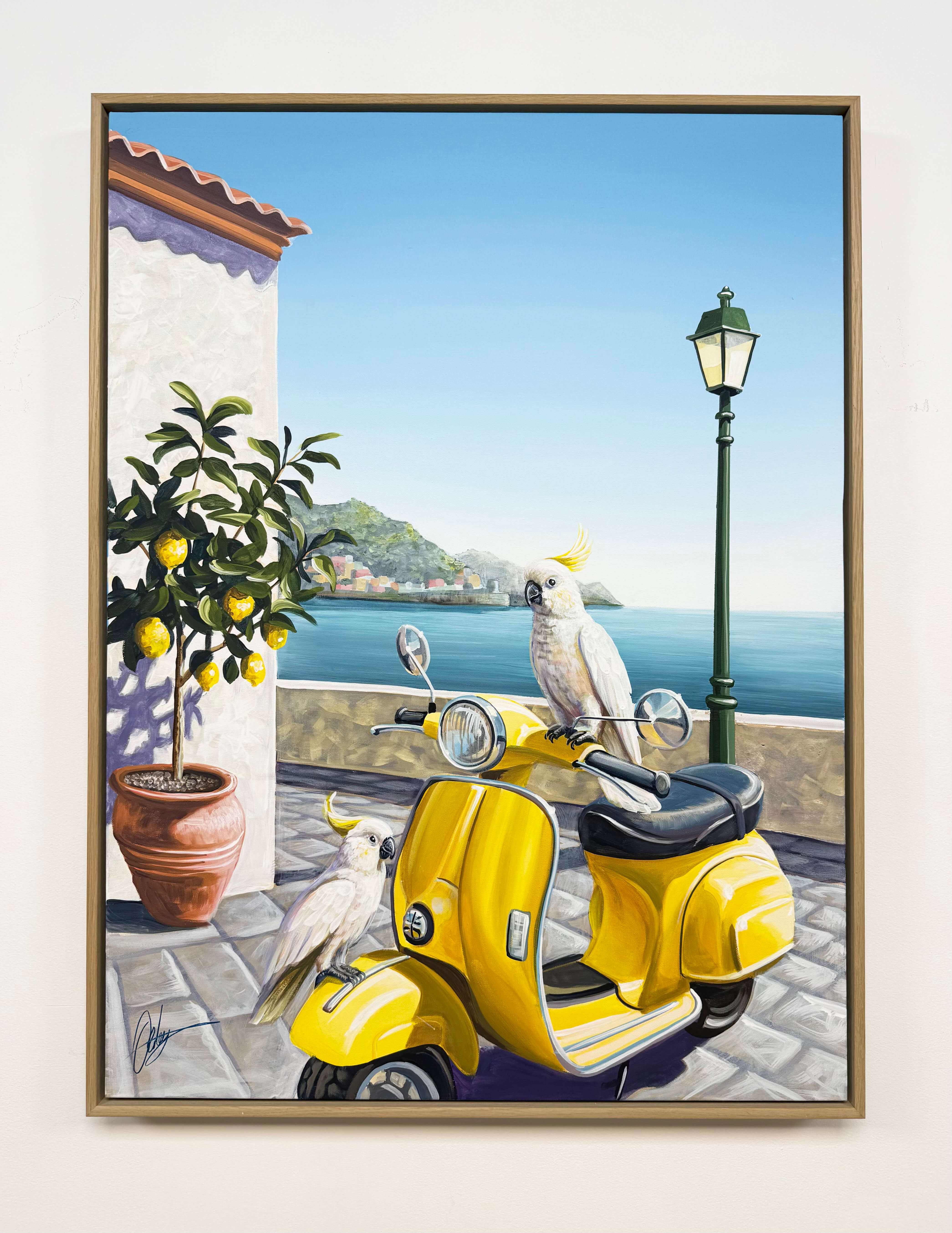 Double Parked - Framed - 80 x 105cm