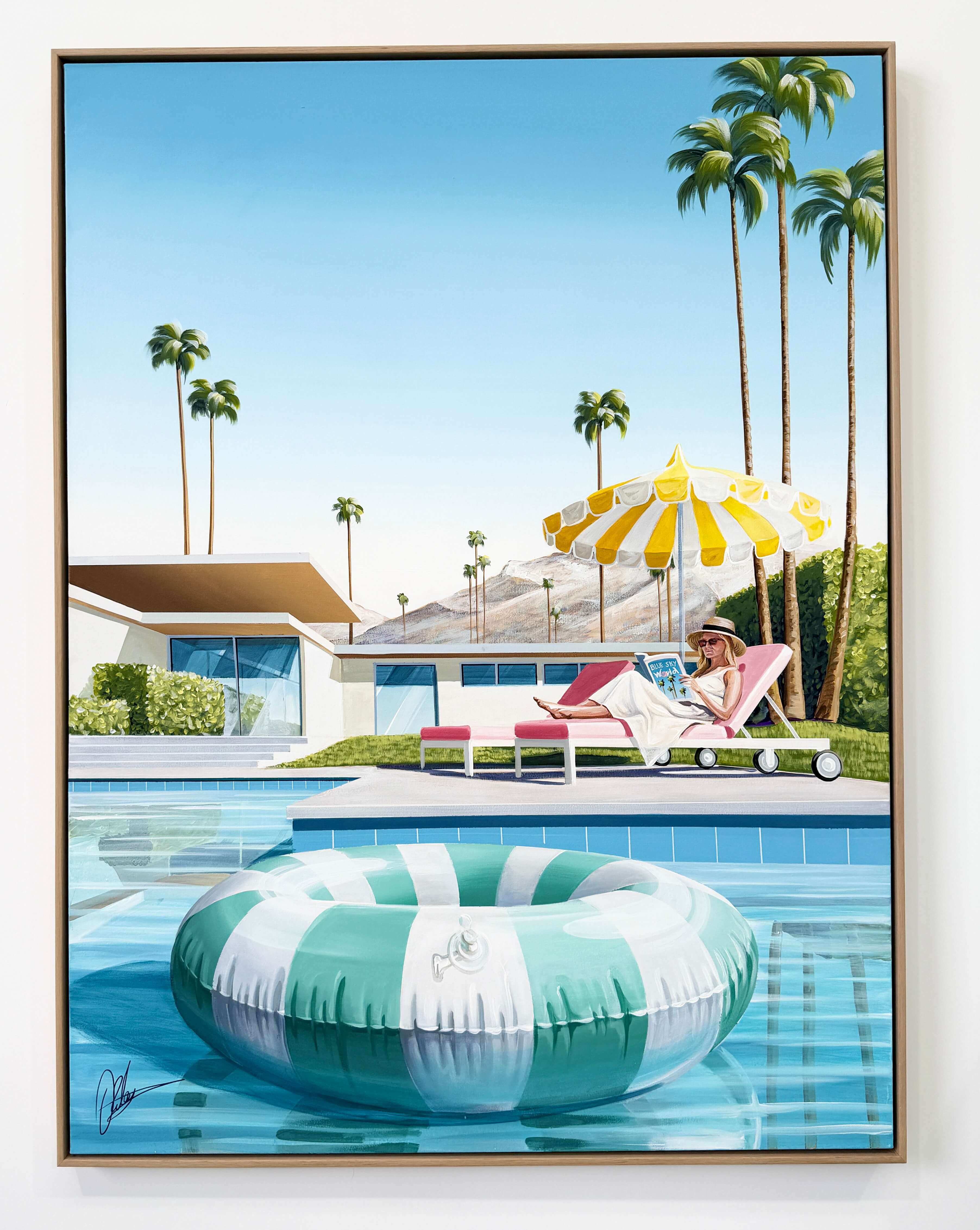 Turning The Page - Framed - 160 x 120cm