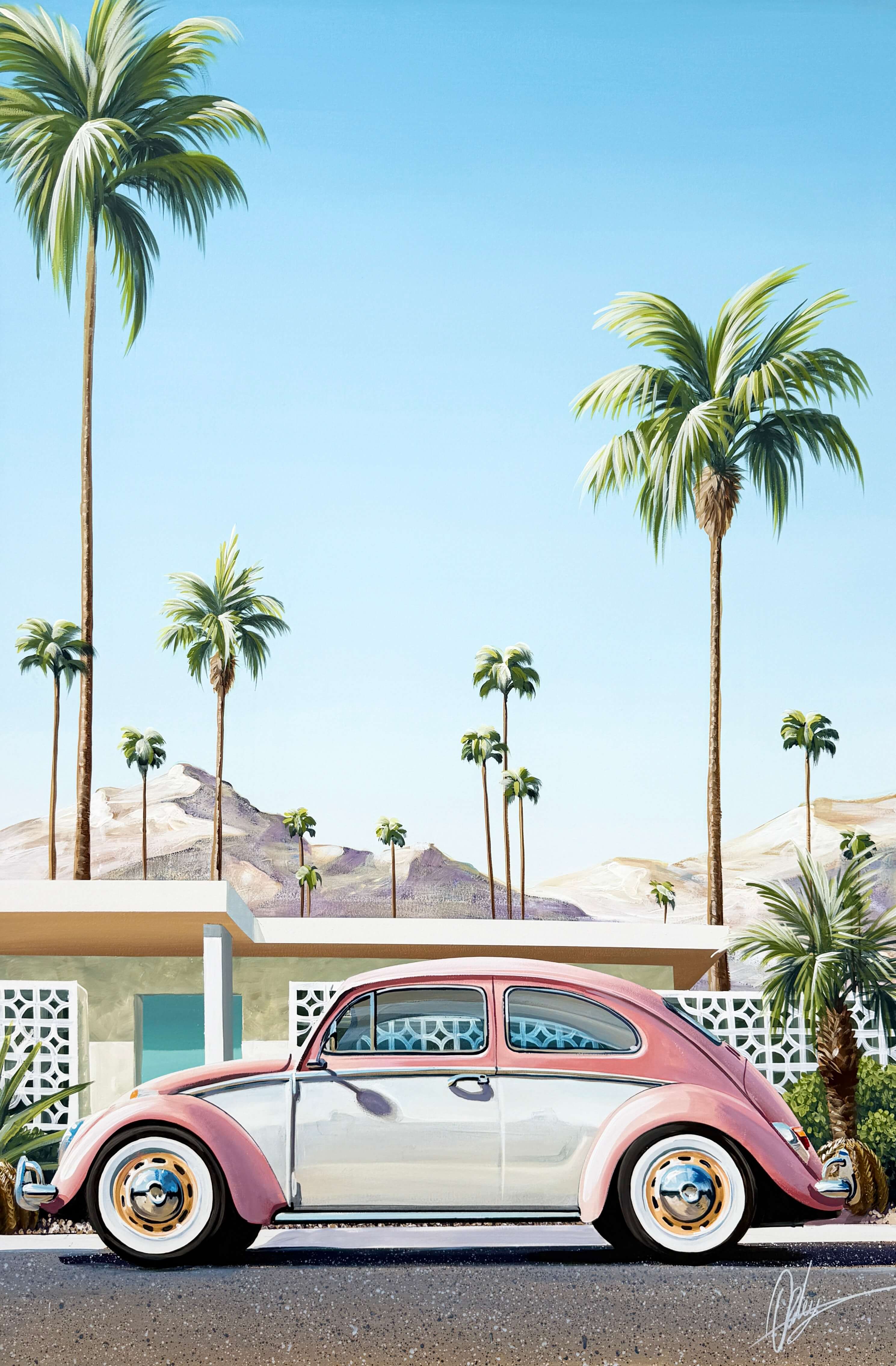 Parked - Framed - 150 x 100cm