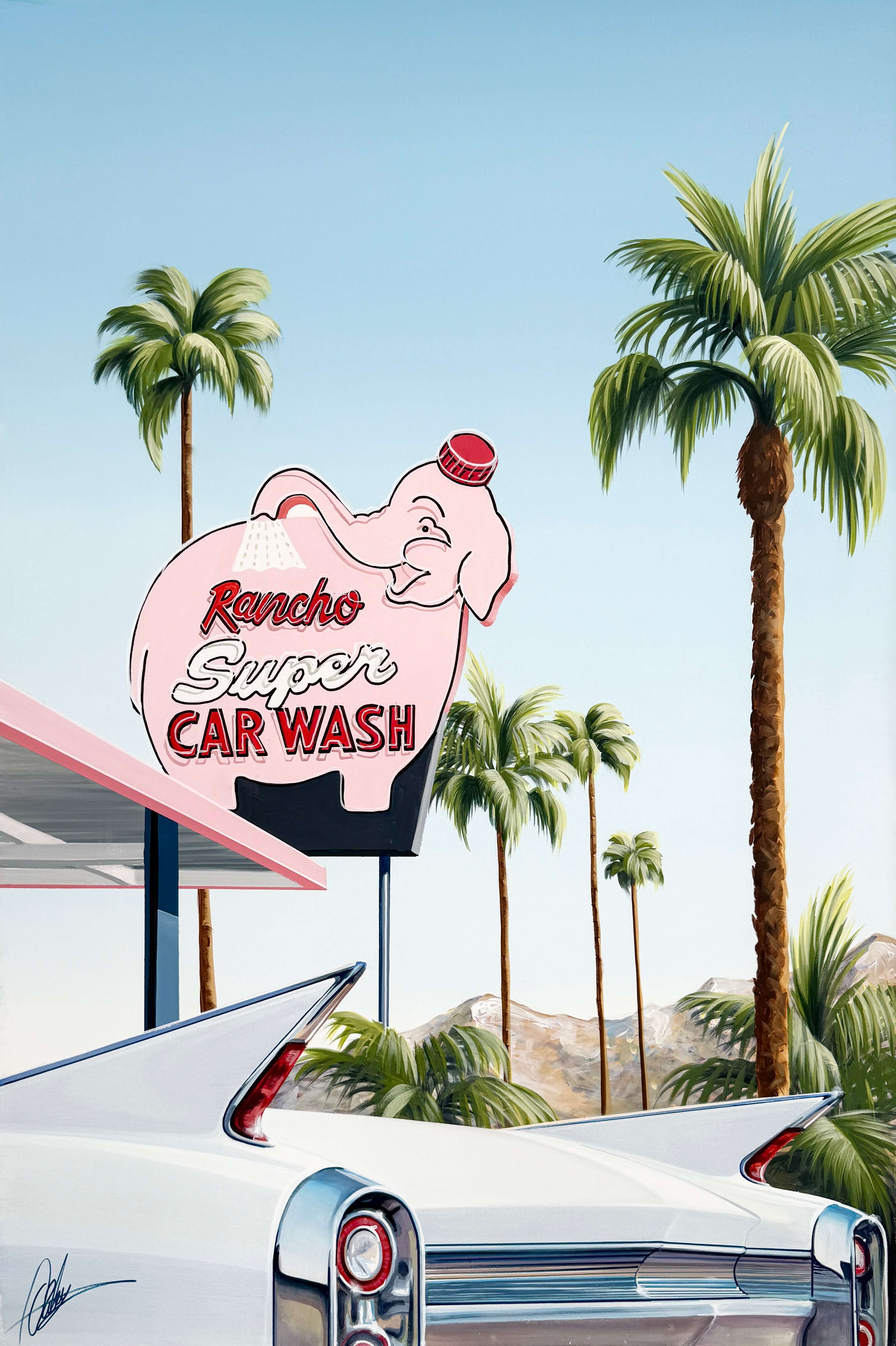 Clean Ride, Good Vibes - Framed - 105 x 156cm