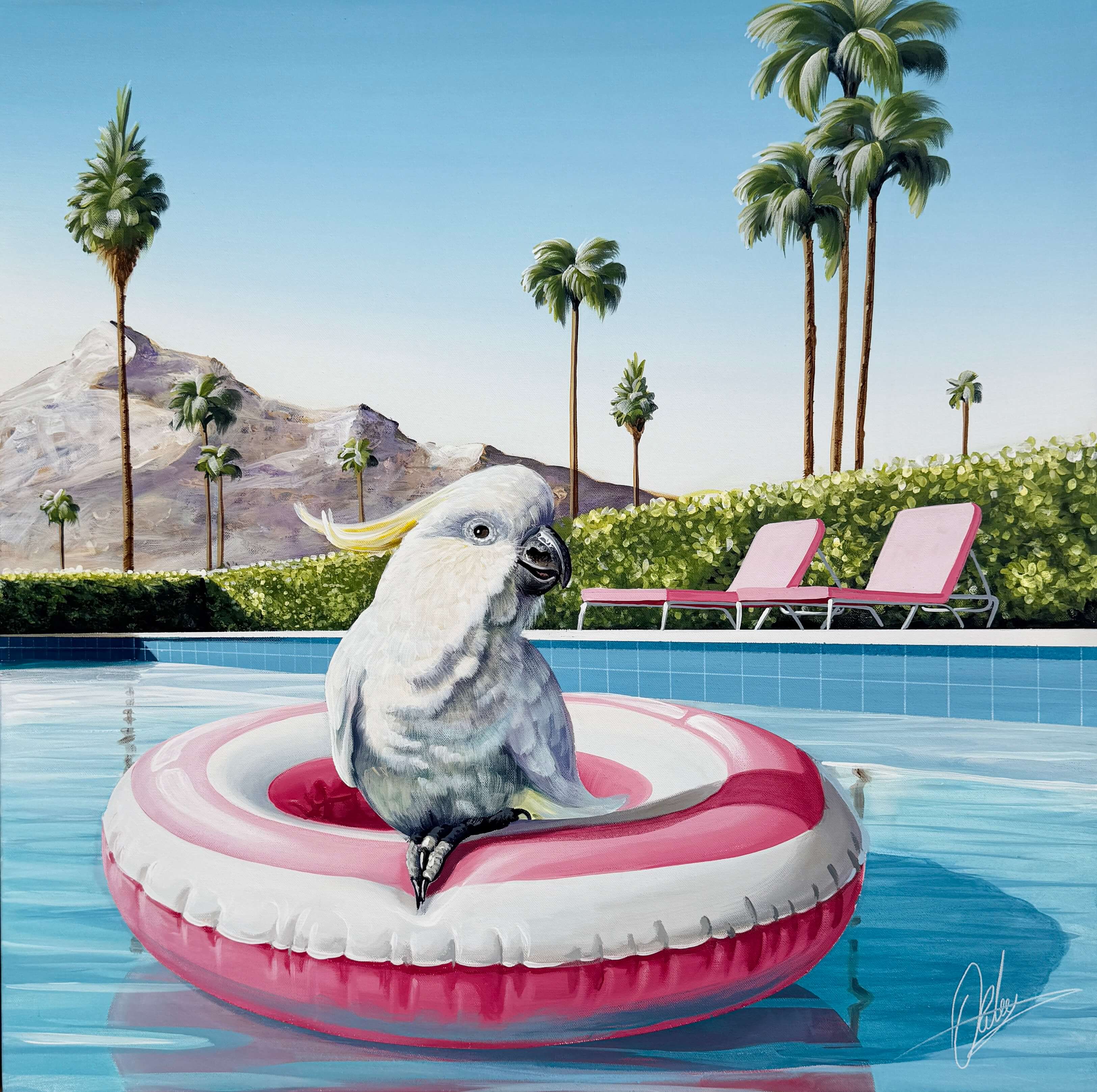 I'm Not Leaving - Framed - 80 x 80cm