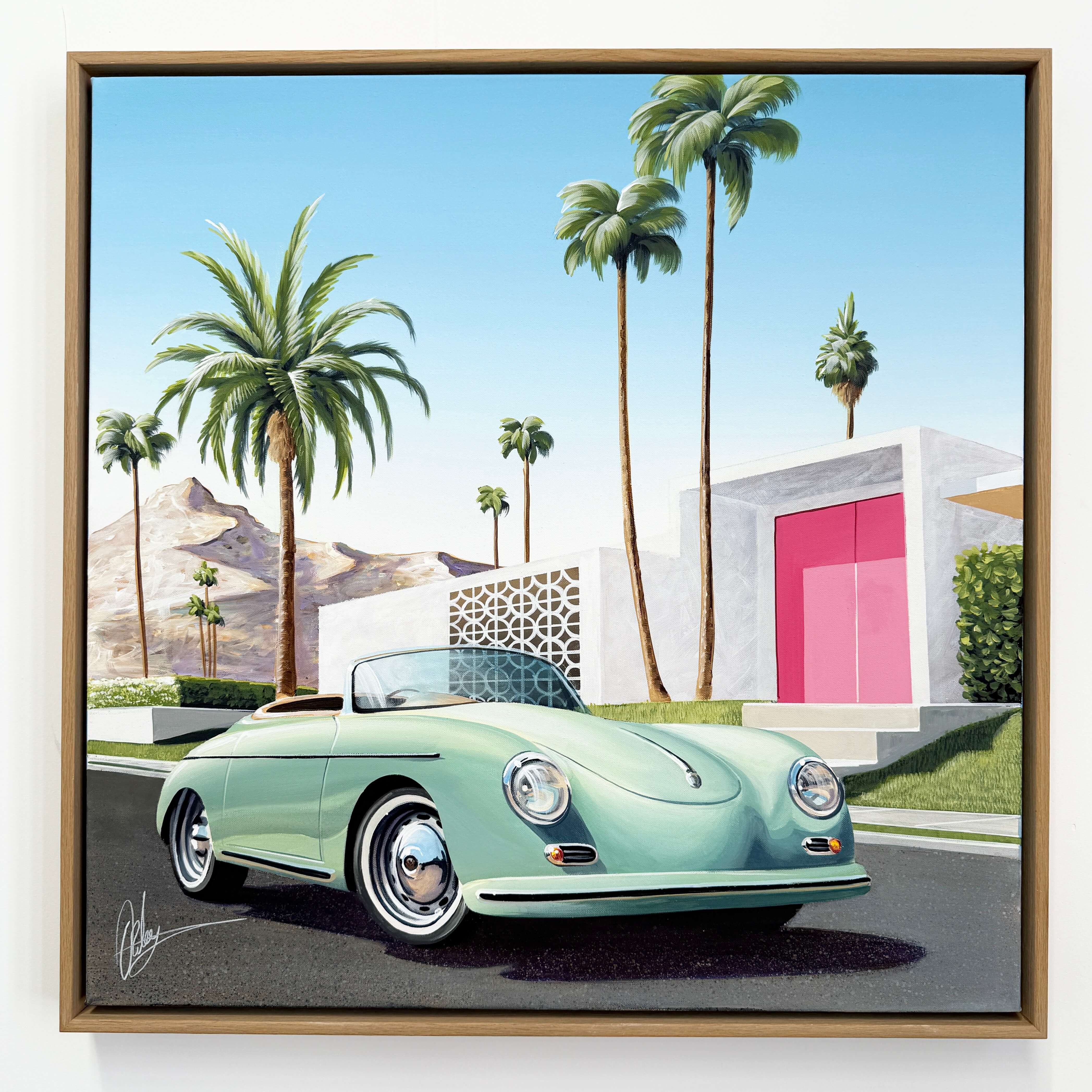 Leave it Running - Framed - 80 x 80cm
