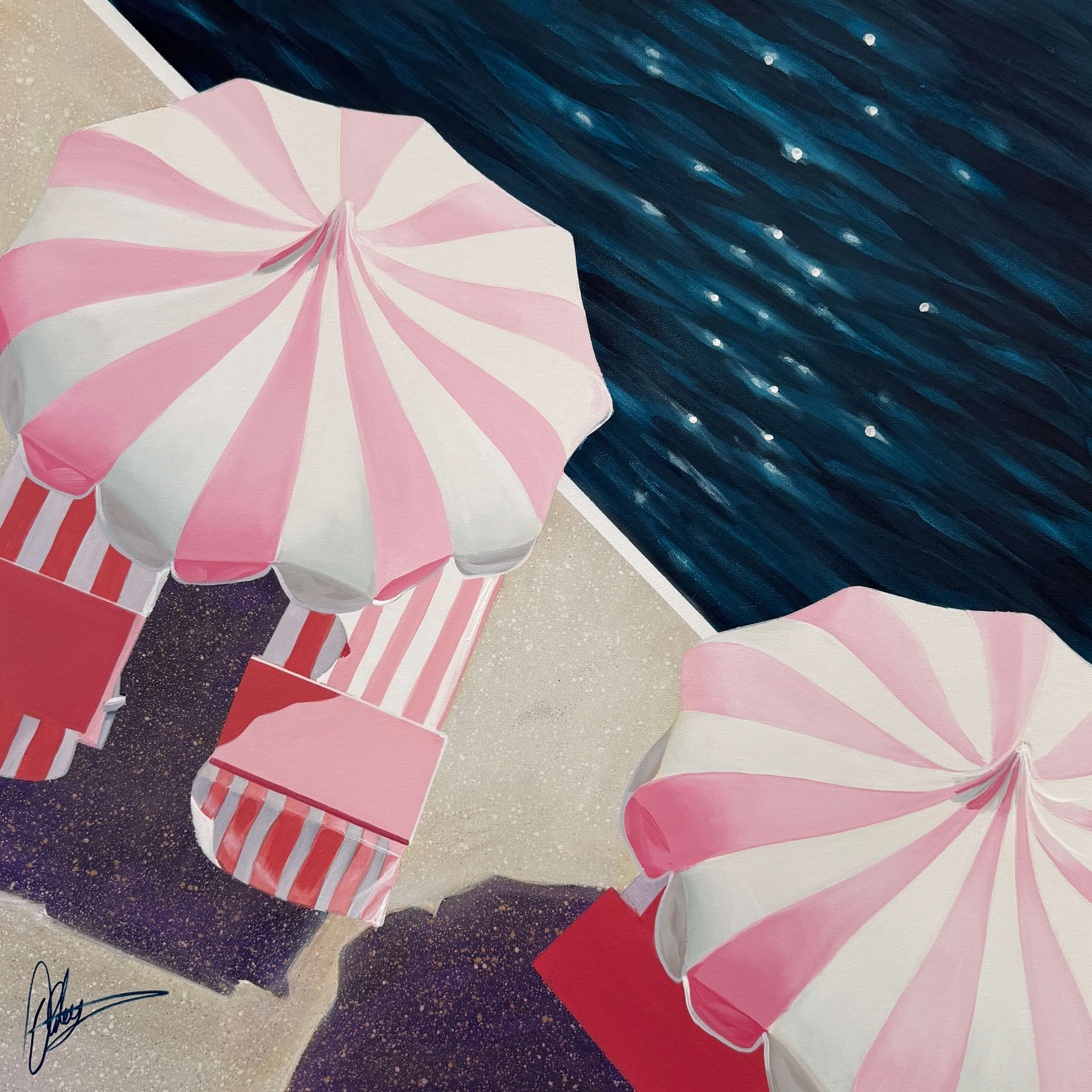 Seaside in Amalfi - Framed - 80 x 80cm