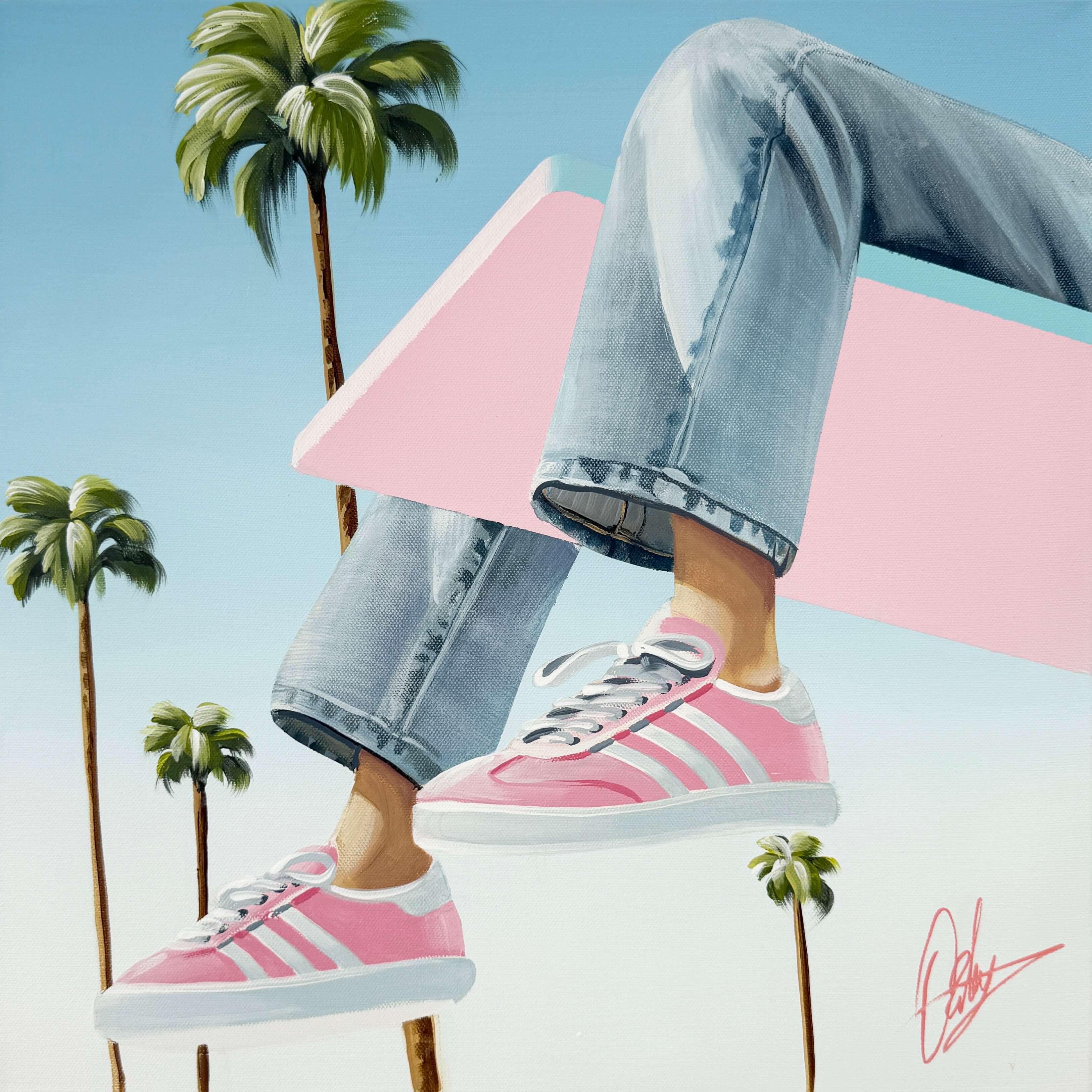 Taking a Moment - Framed - 49 x 49cm