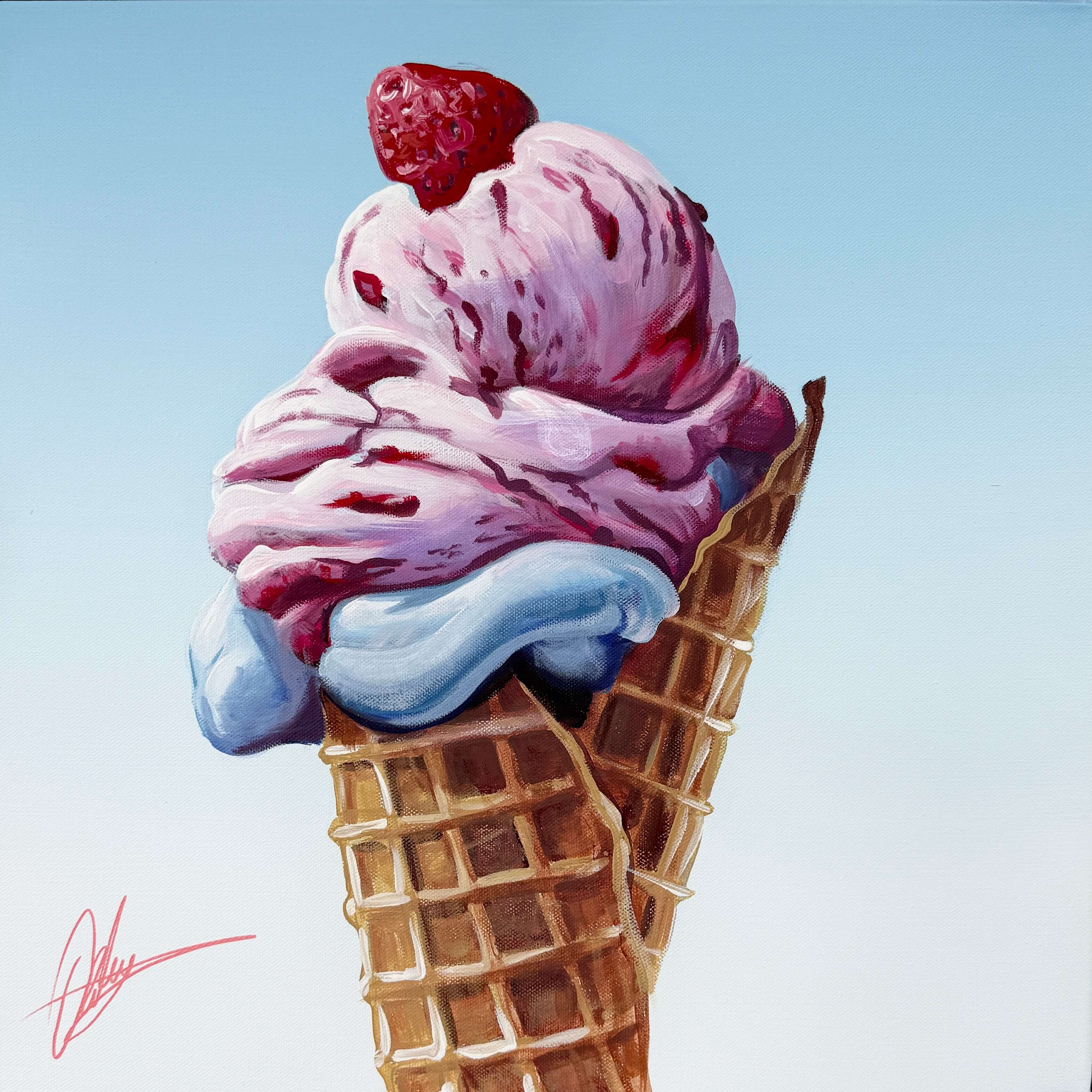 Berry Best Day - Framed - 49 x 49cm