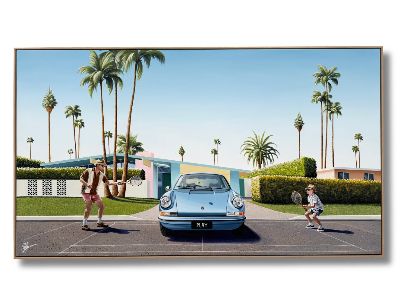 Net Positive - Framed - 234 x 134cm