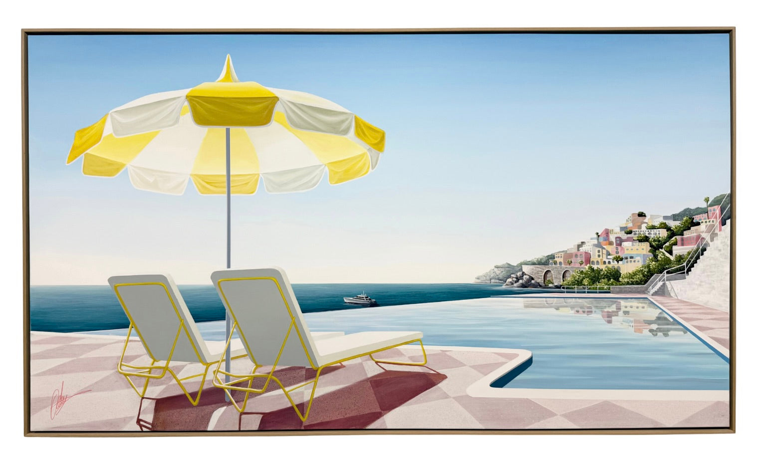 This Side of The Sun  - Framed - 234 x 134cm