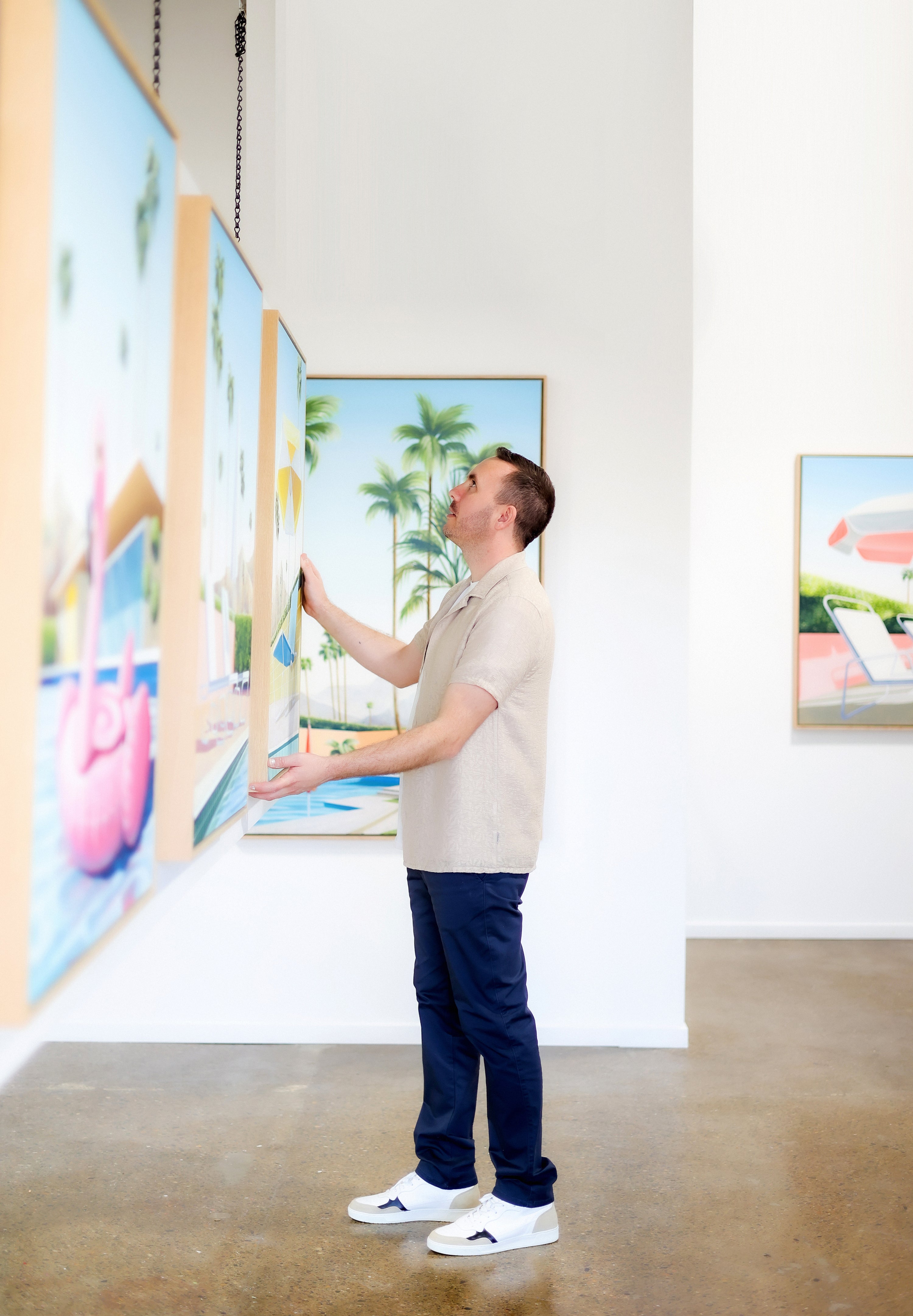 One of a Kind Paintings | Palm Springs Inspired | Chris Riley Art