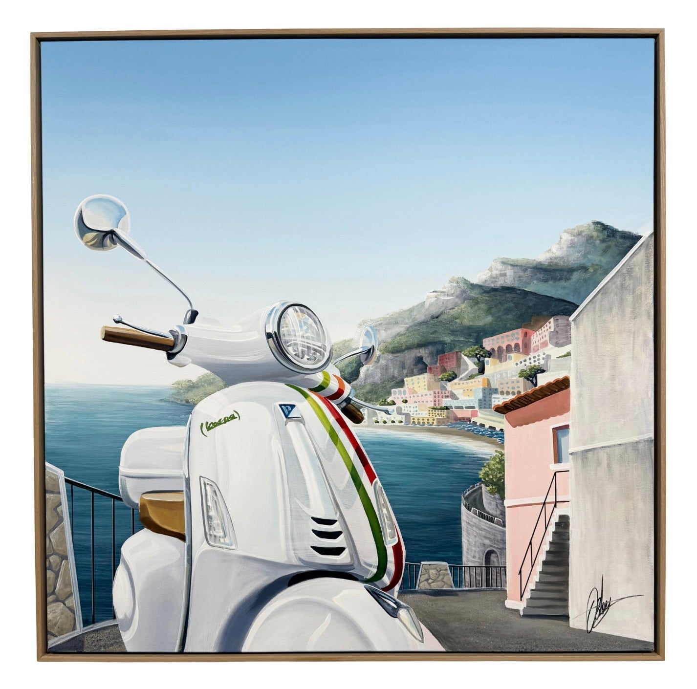 One Last Look - Framed - 124 x 124cm