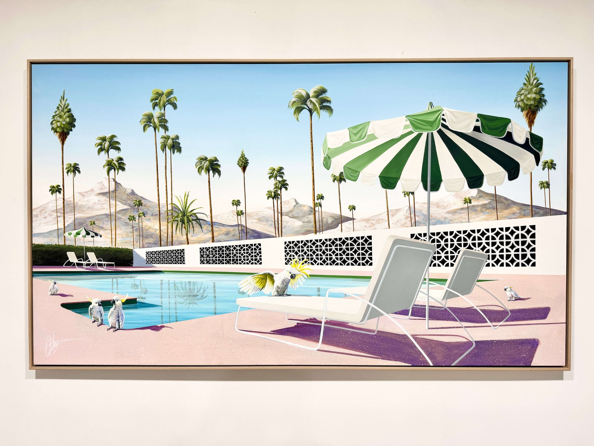 Desert Guests -  Framed - 234 x 134cm