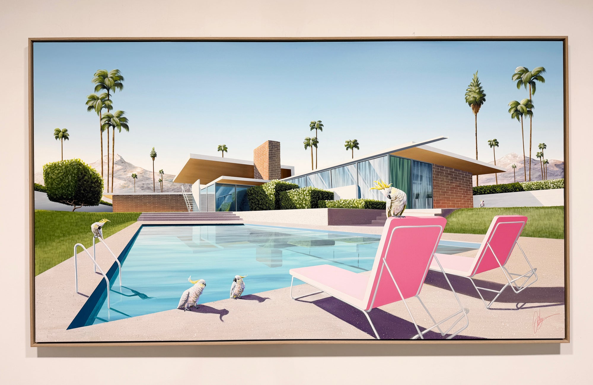 The Sun Seekers -  Framed - 234 x 134cm