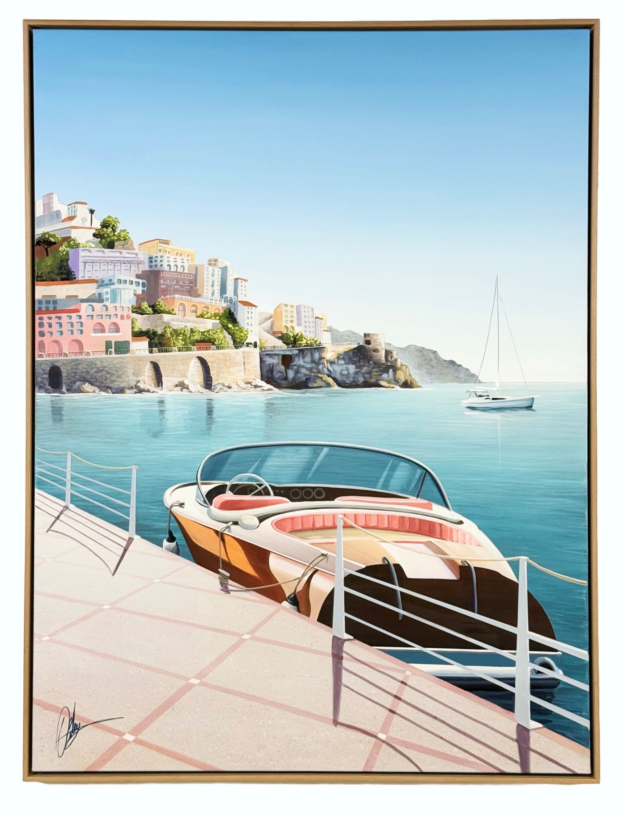 Pulled Up For Gelato - Framed - 124 x 164cm