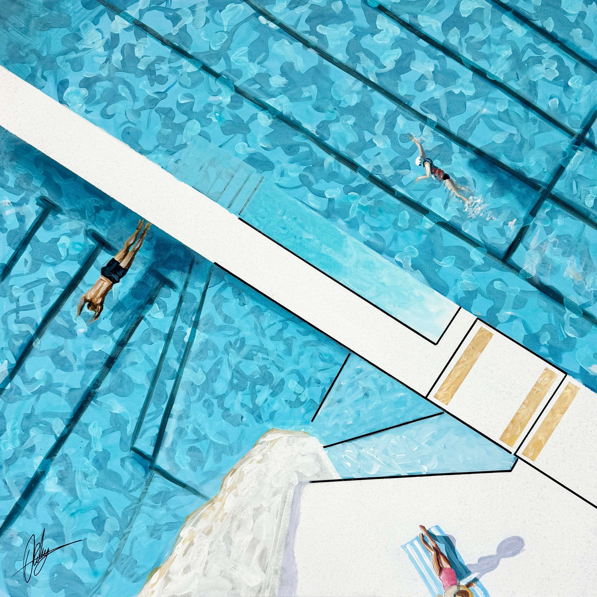 One Of A Kind, Original Painting, Inspired By Palm Springs – Chris ...