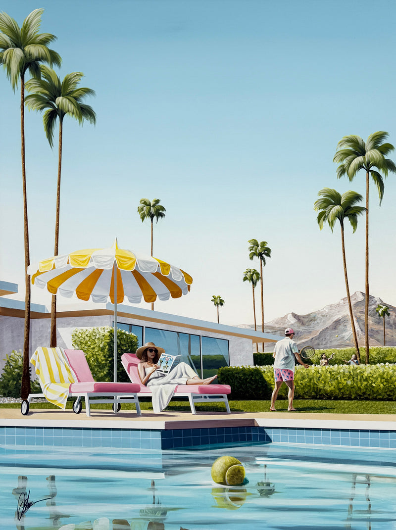 No Net, No Problem - Framed - 124 x 164cm