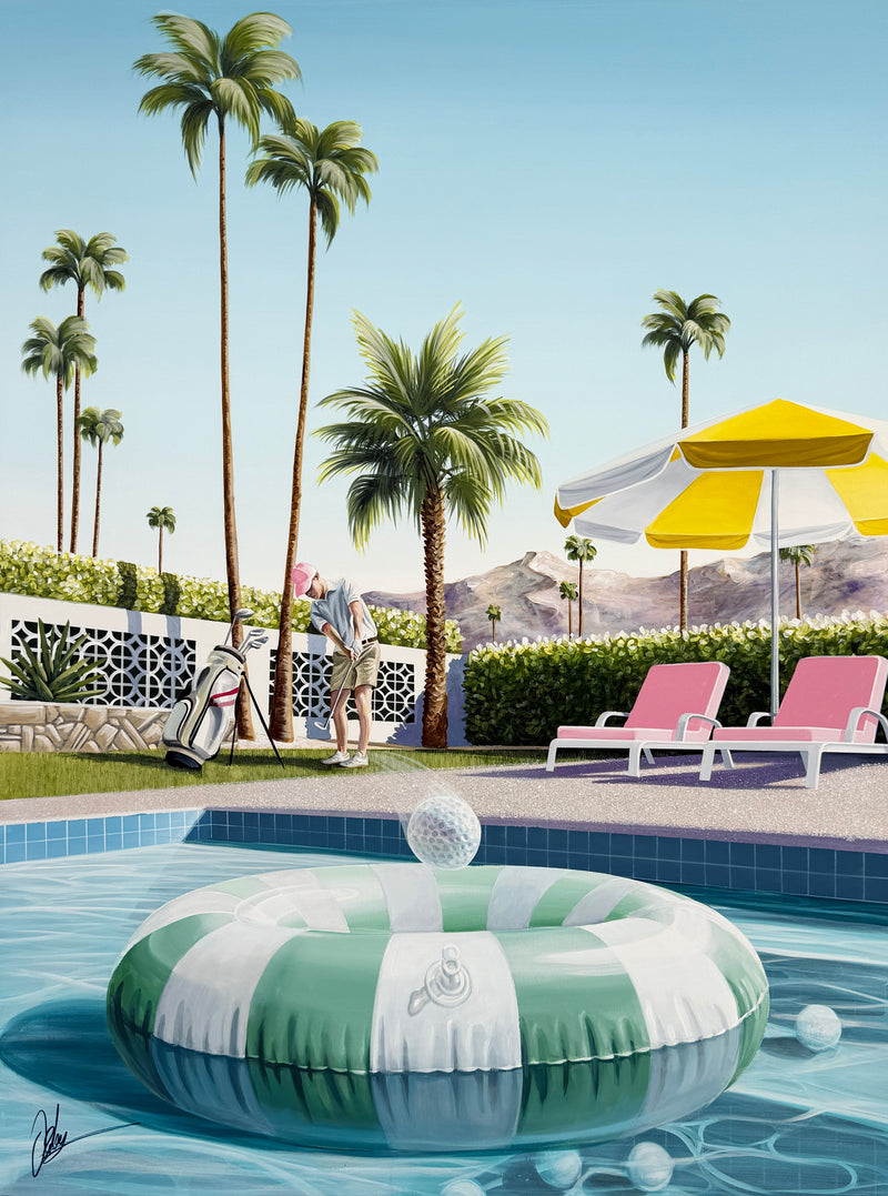 Hole in One - Framed - 124 x 164cm