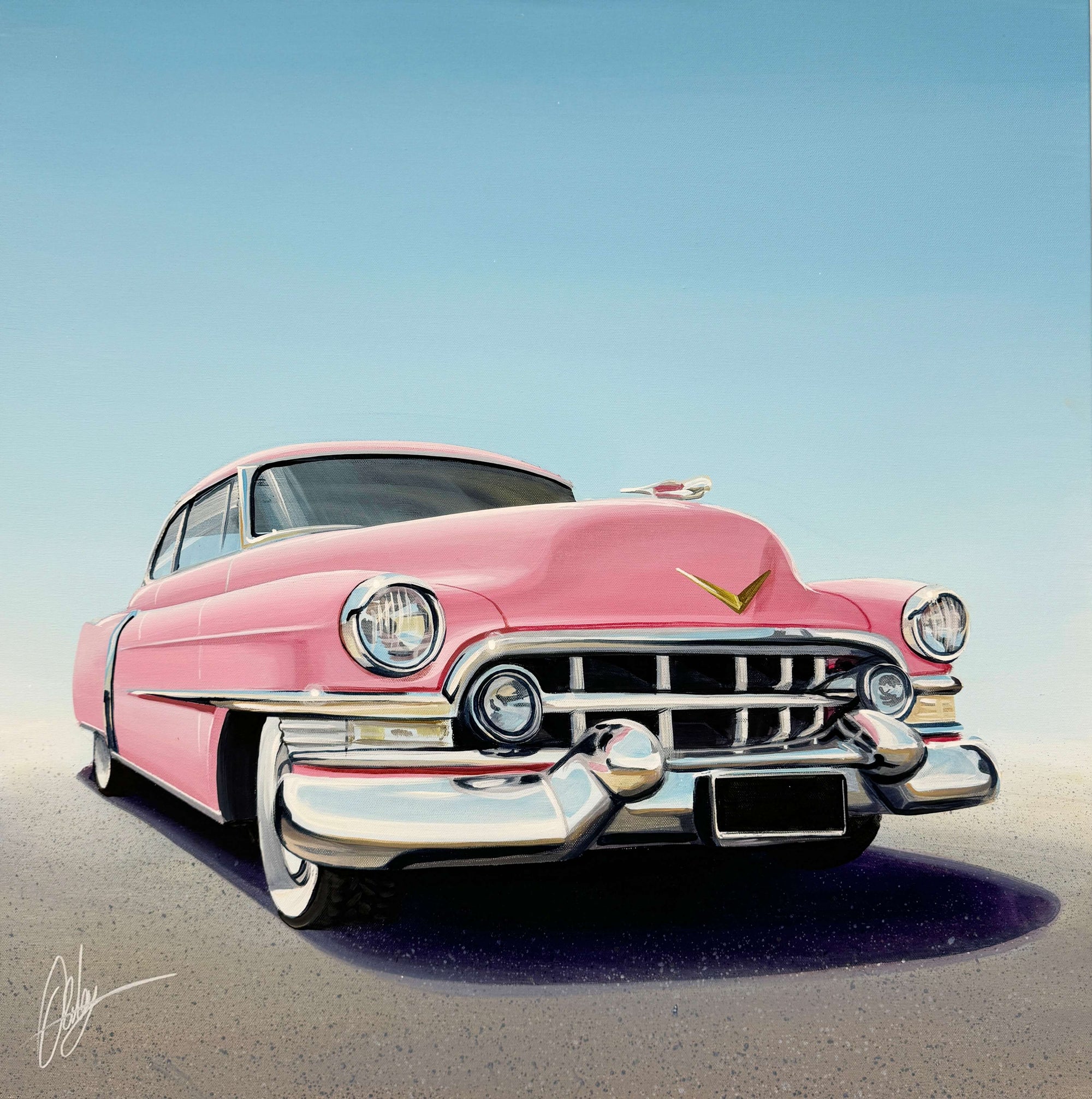 Caddy - Framed - 80 x 80cm