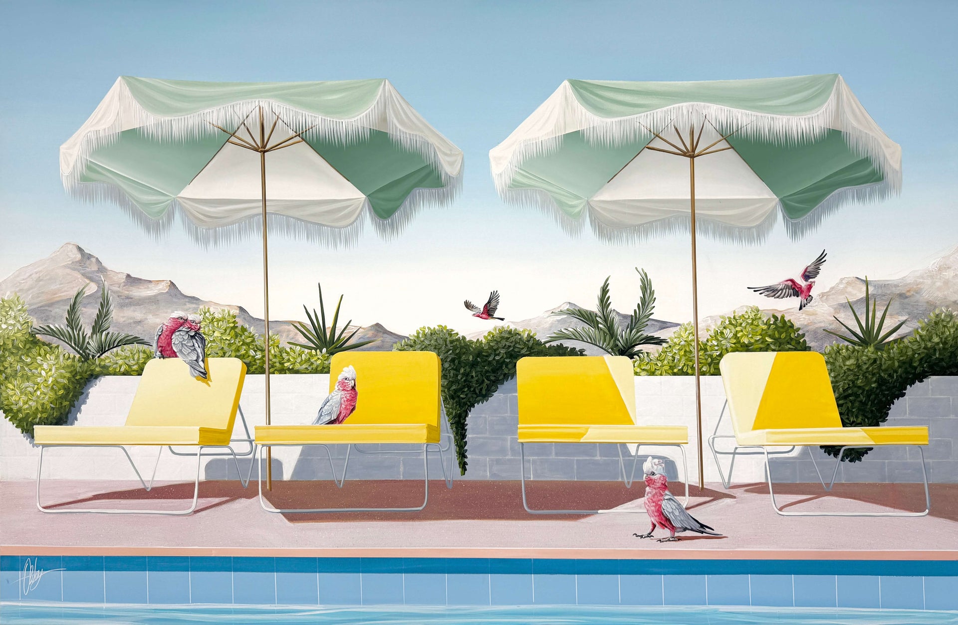 One Of A Kind, Original Painting, Inspired By Palm Springs – Chris ...