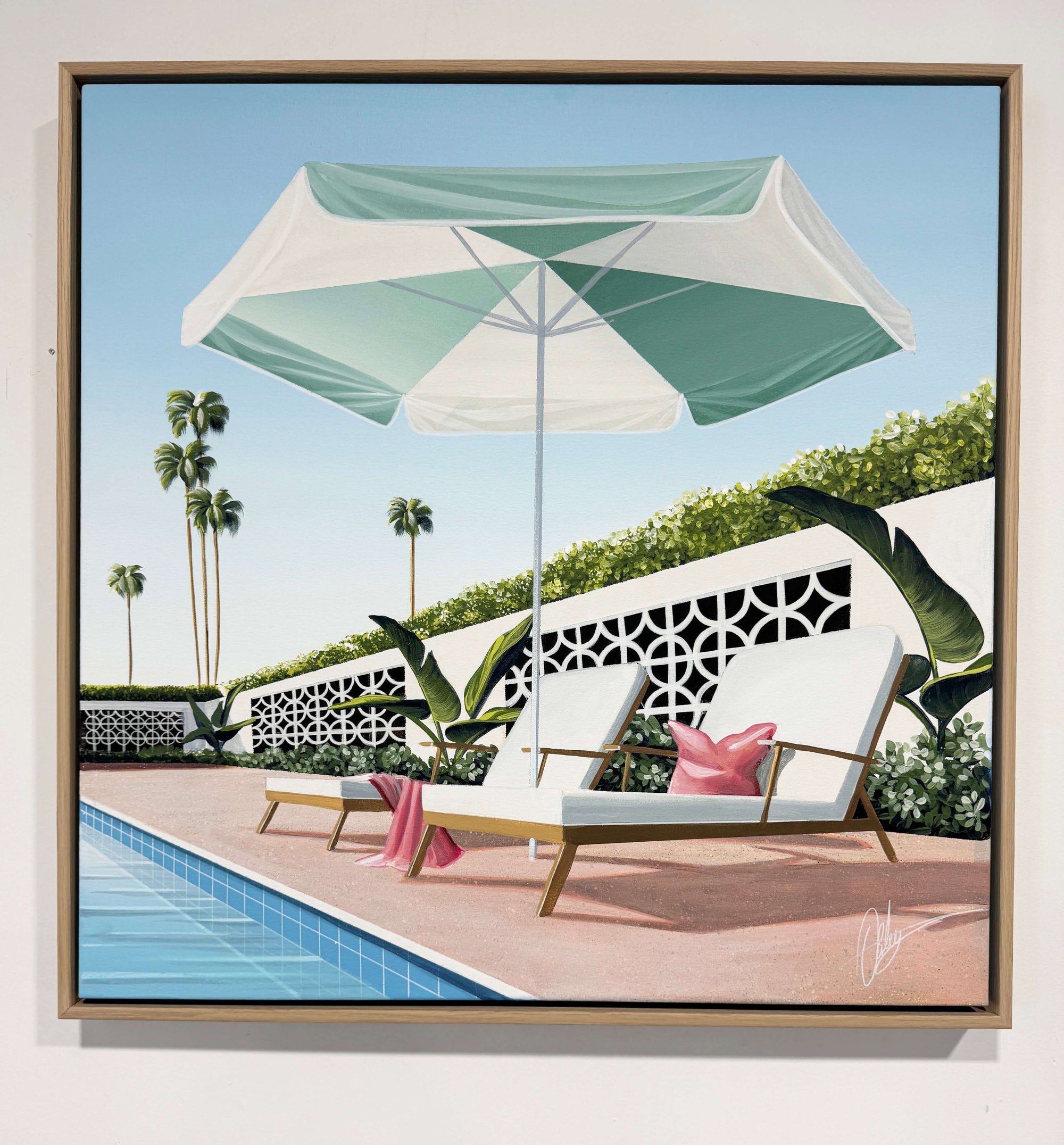 Slice of Paradise - Framed - 80 x 80cm