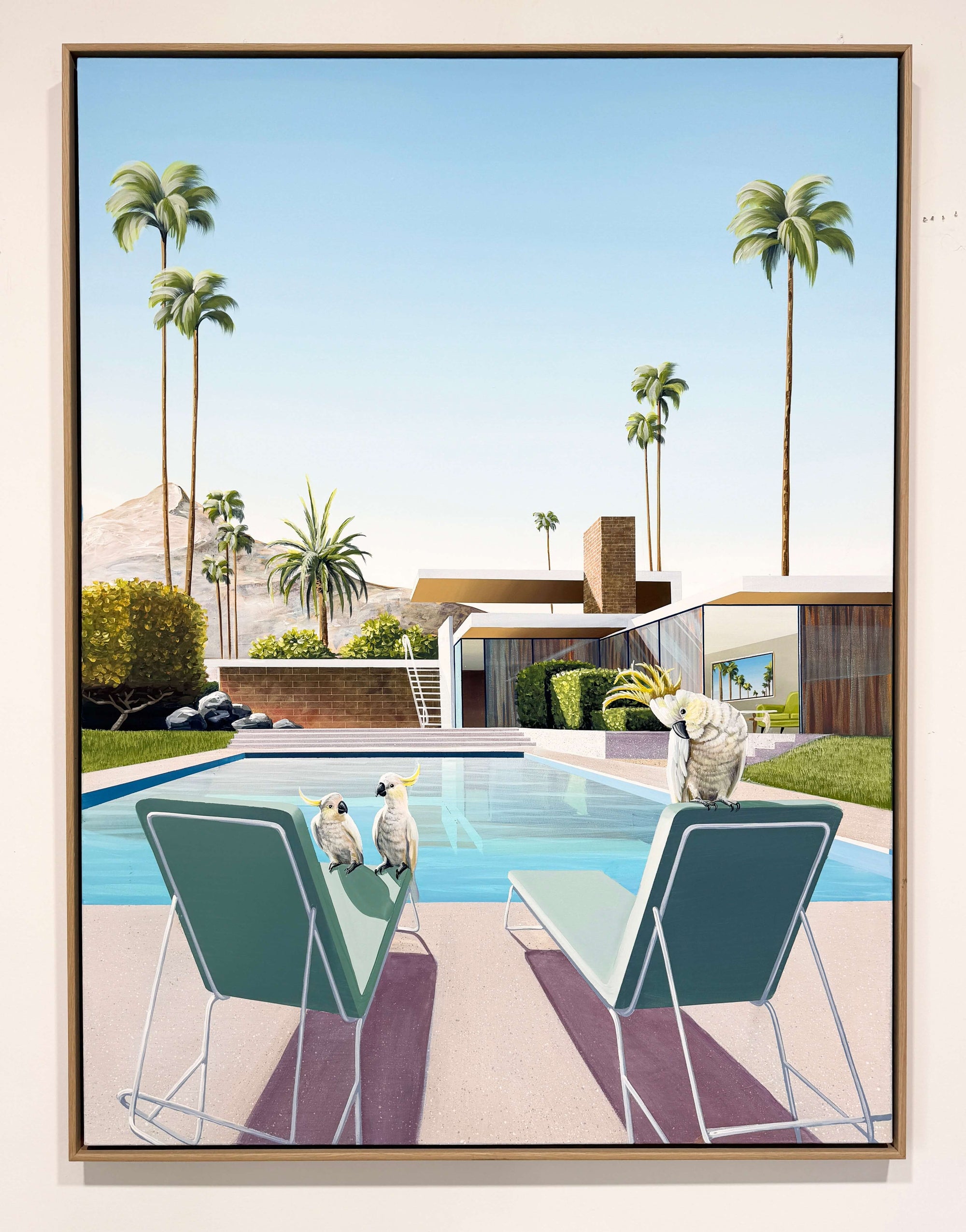 One of a Kind Paintings | Palm Springs Inspired | Chris Riley Art