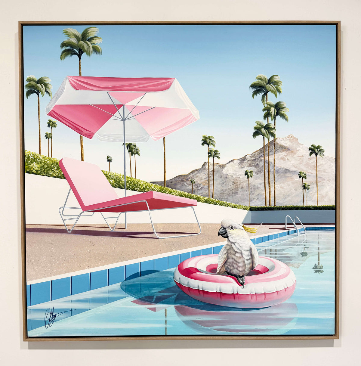 One of a Kind Paintings | Palm Springs Inspired | Chris Riley Art