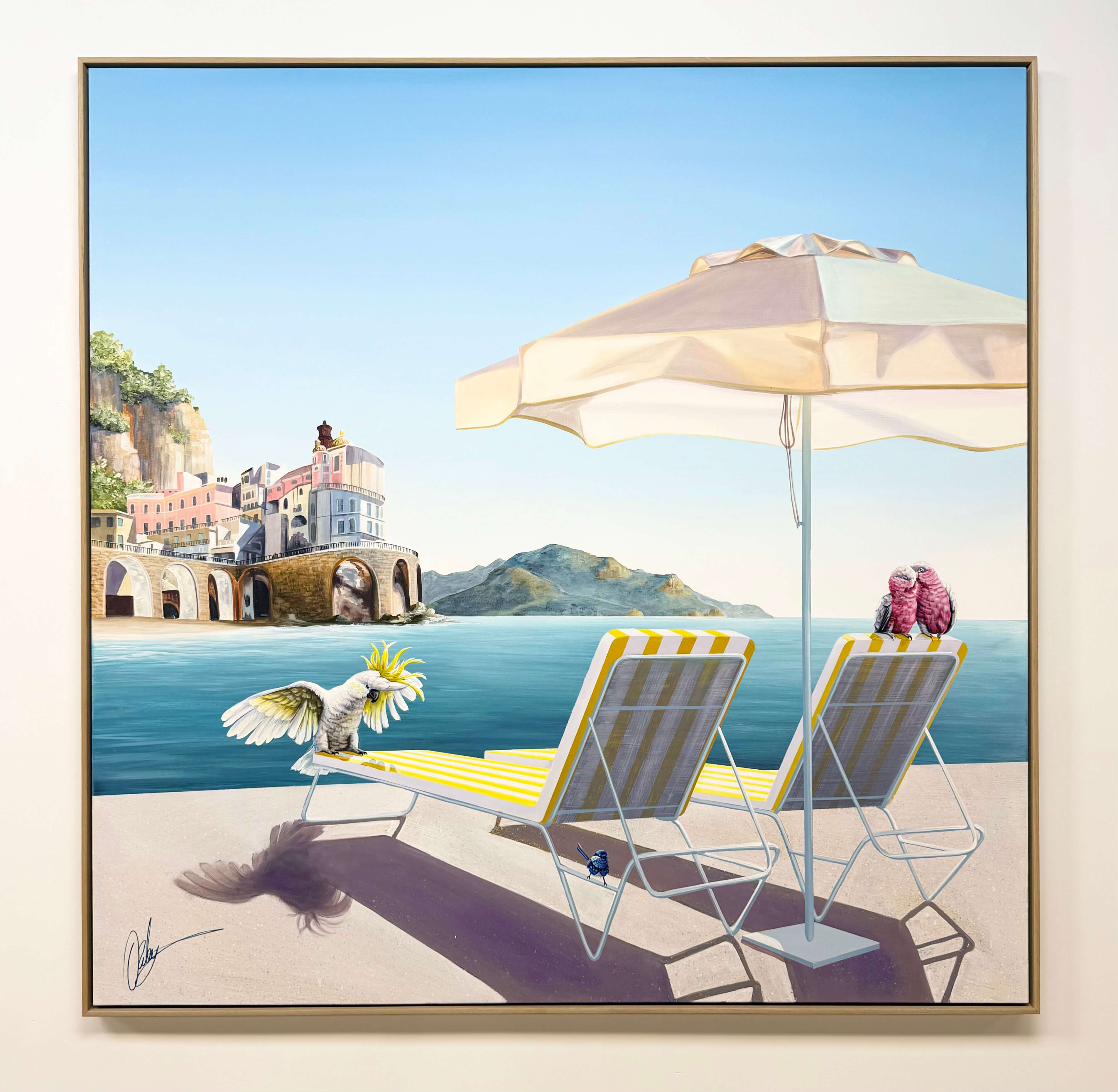 Reserved For Us - Framed - 184 x 184cm