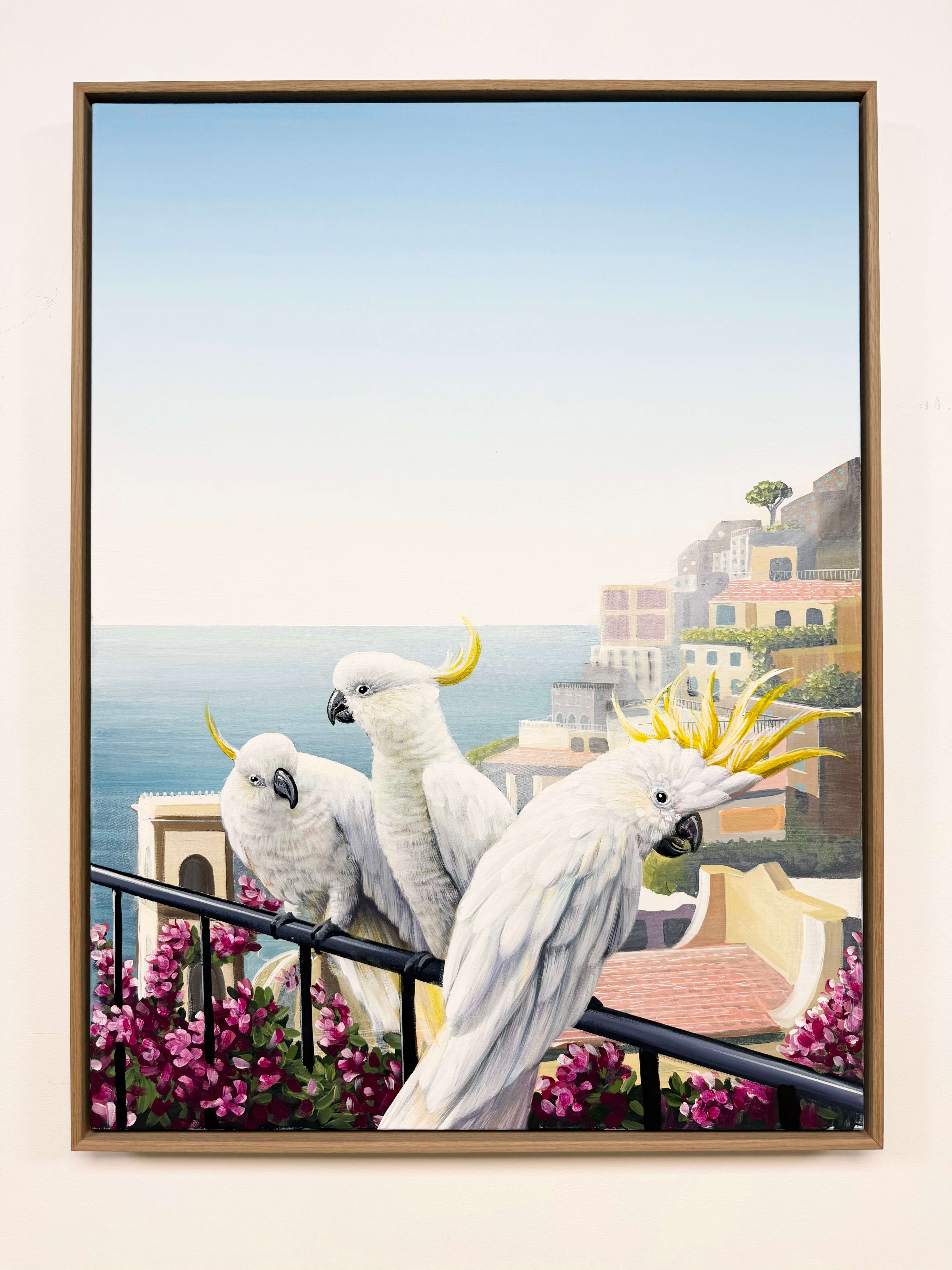 Just Here For The View - Framed - 80 x 105cm
