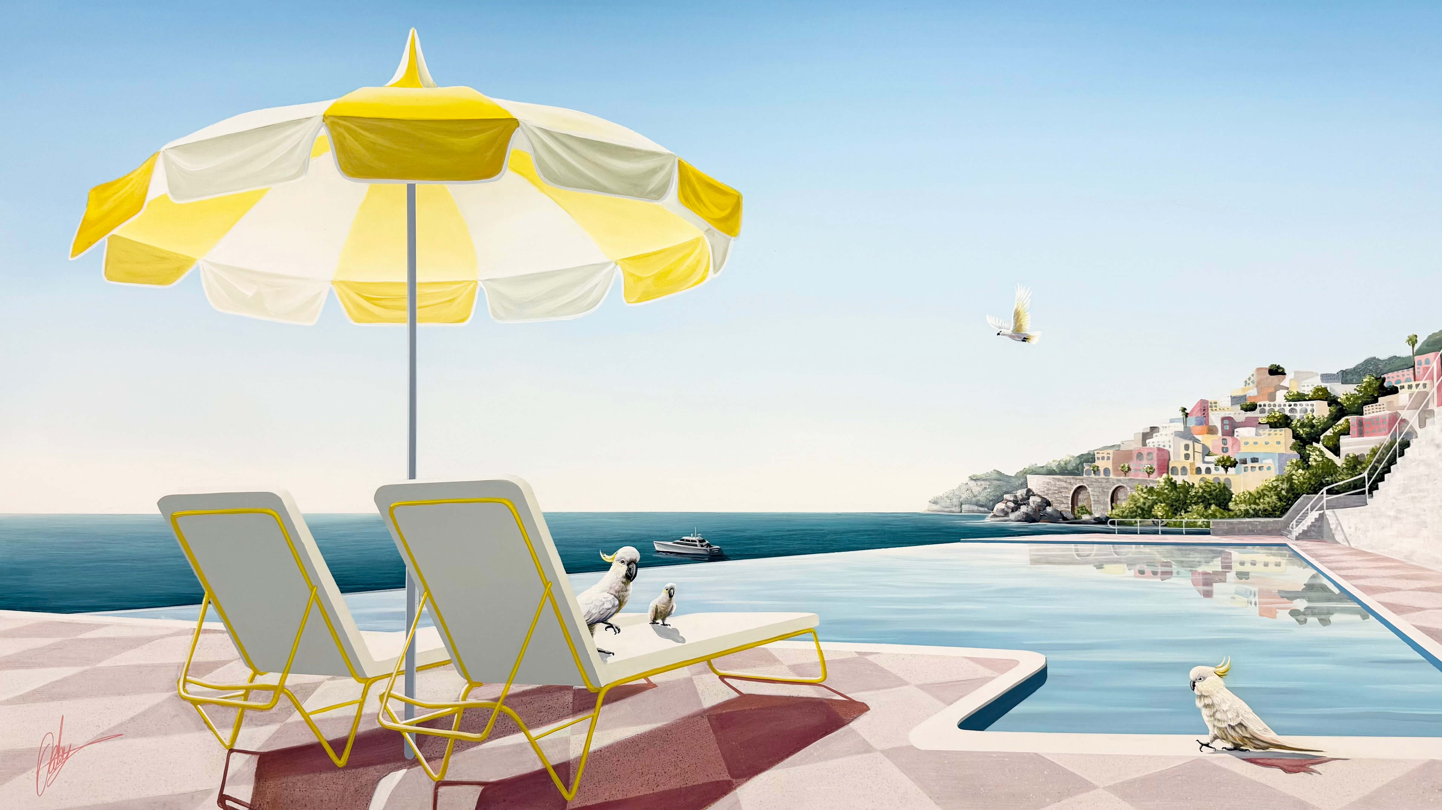 This Side of The Sun  - Framed - 234 x 134cm