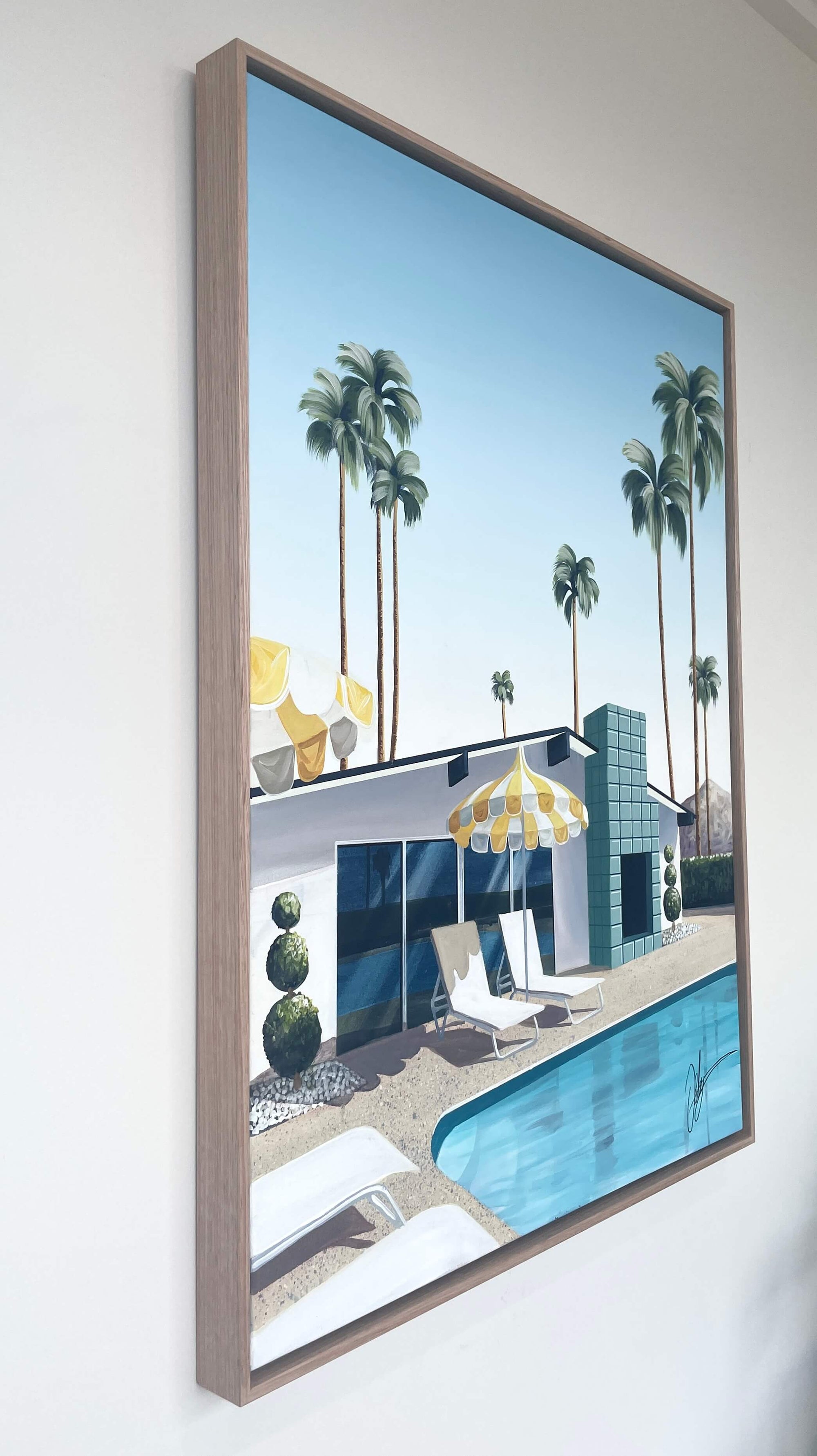 Racquet Club Estate - Framed - 80 x 105cm