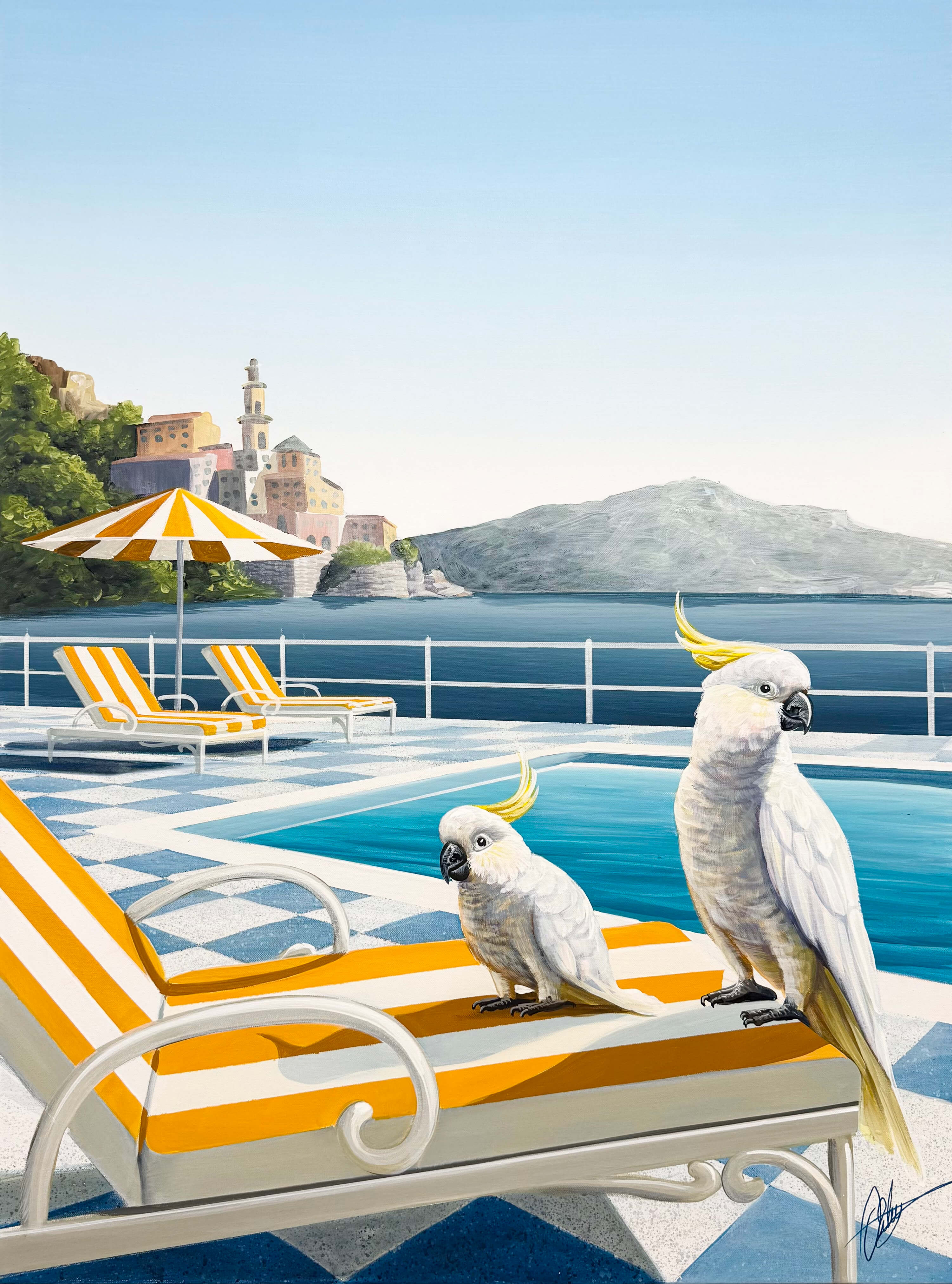 The Birds and The Breeze - Framed - 80 x 105cm