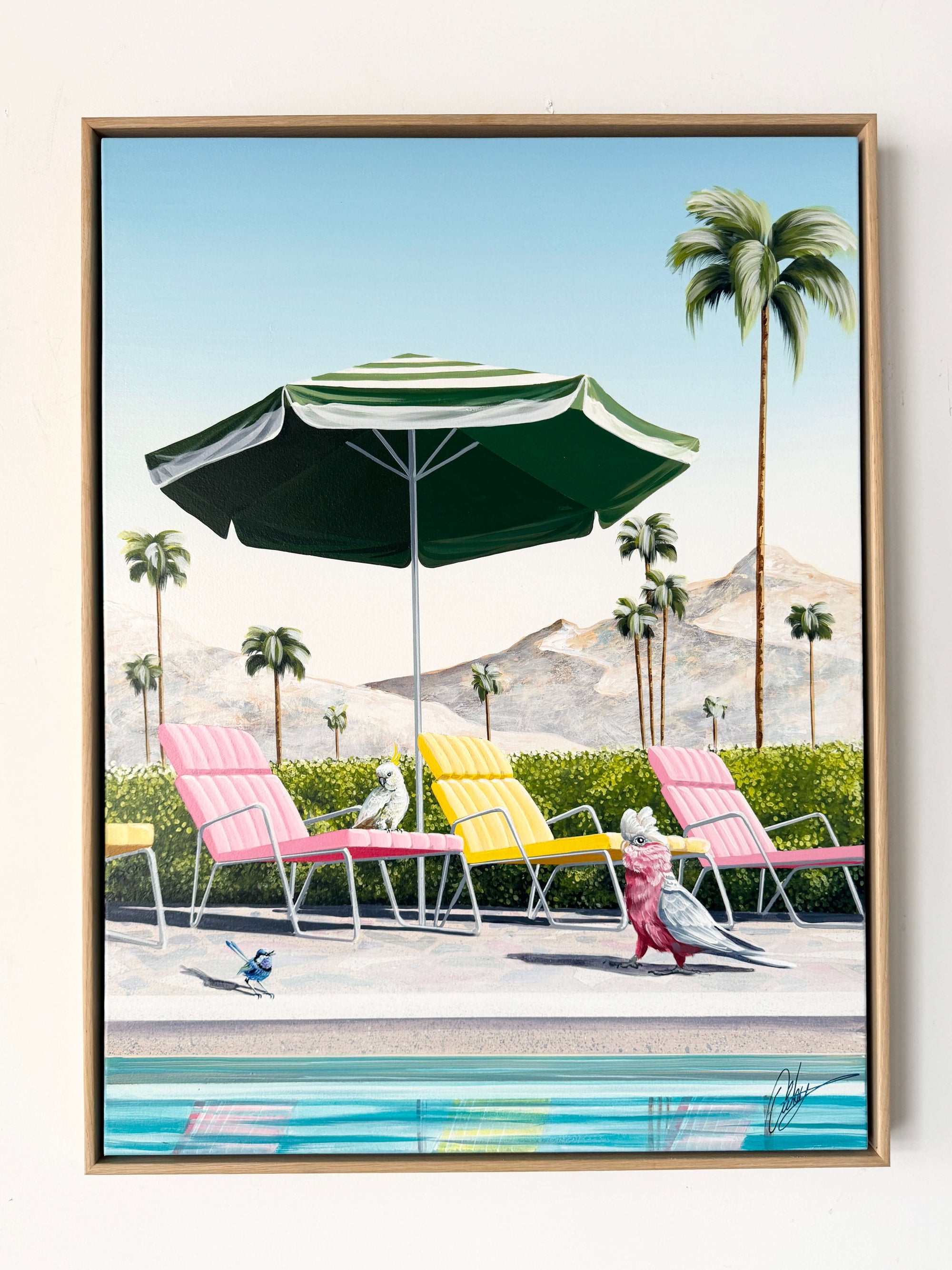 Reflections of Relaxation - Framed - 80 x 105cm