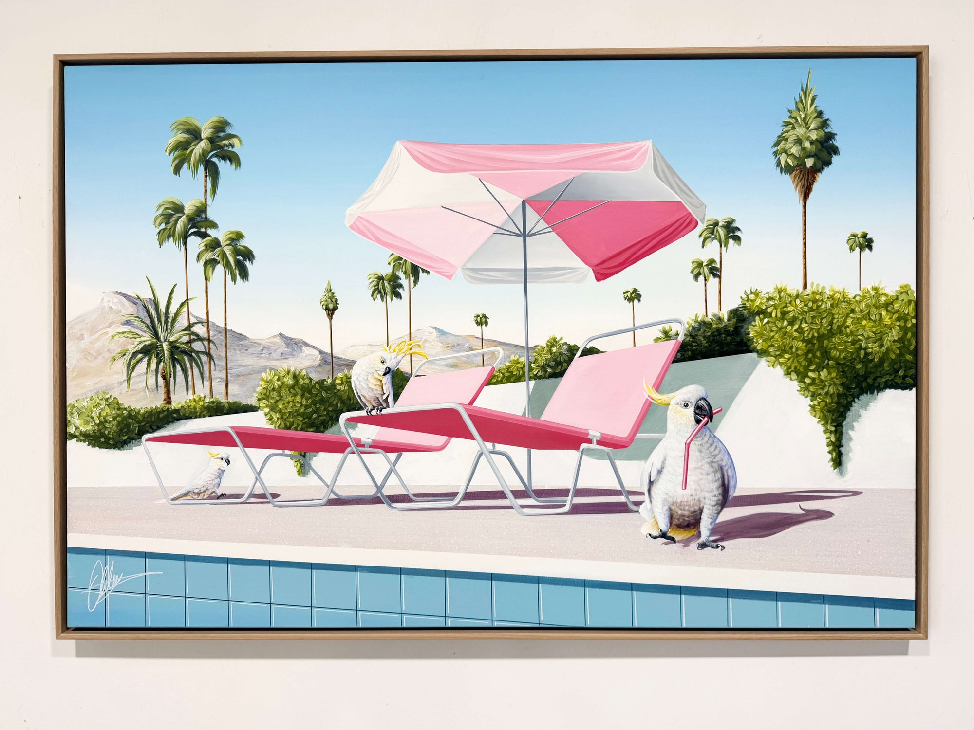One of a Kind Paintings | Palm Springs Inspired | Chris Riley Art