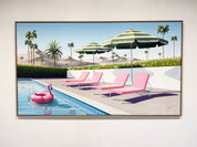 Palm Springs Pause -  Framed - 234 x 134cm