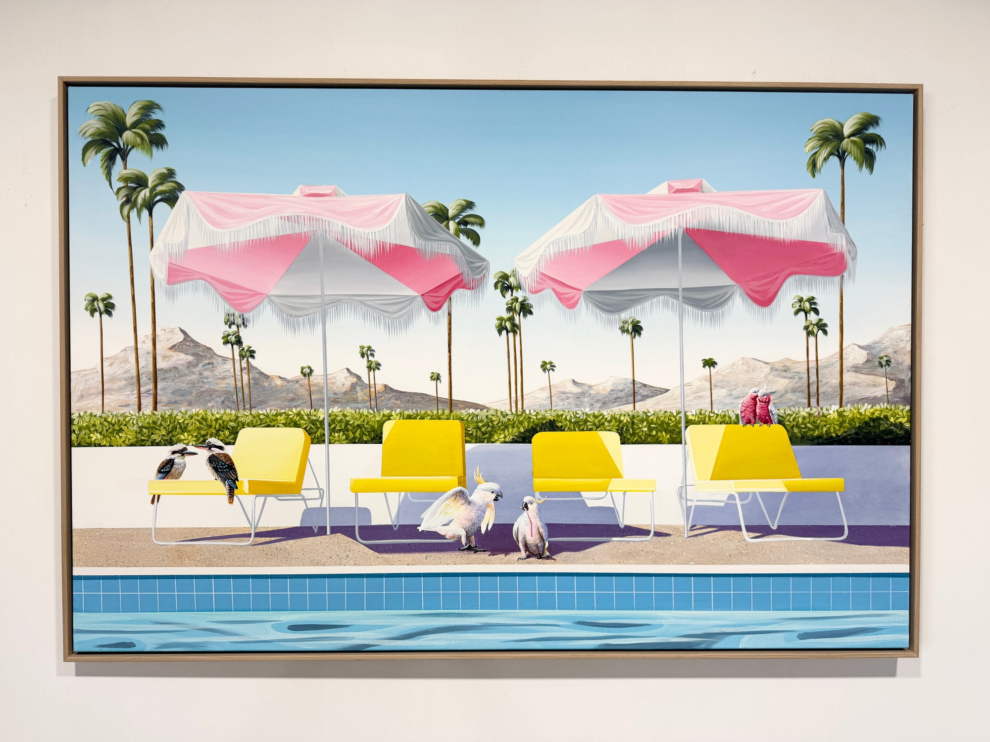 Bird Watching - Framed - 184 x 124cm