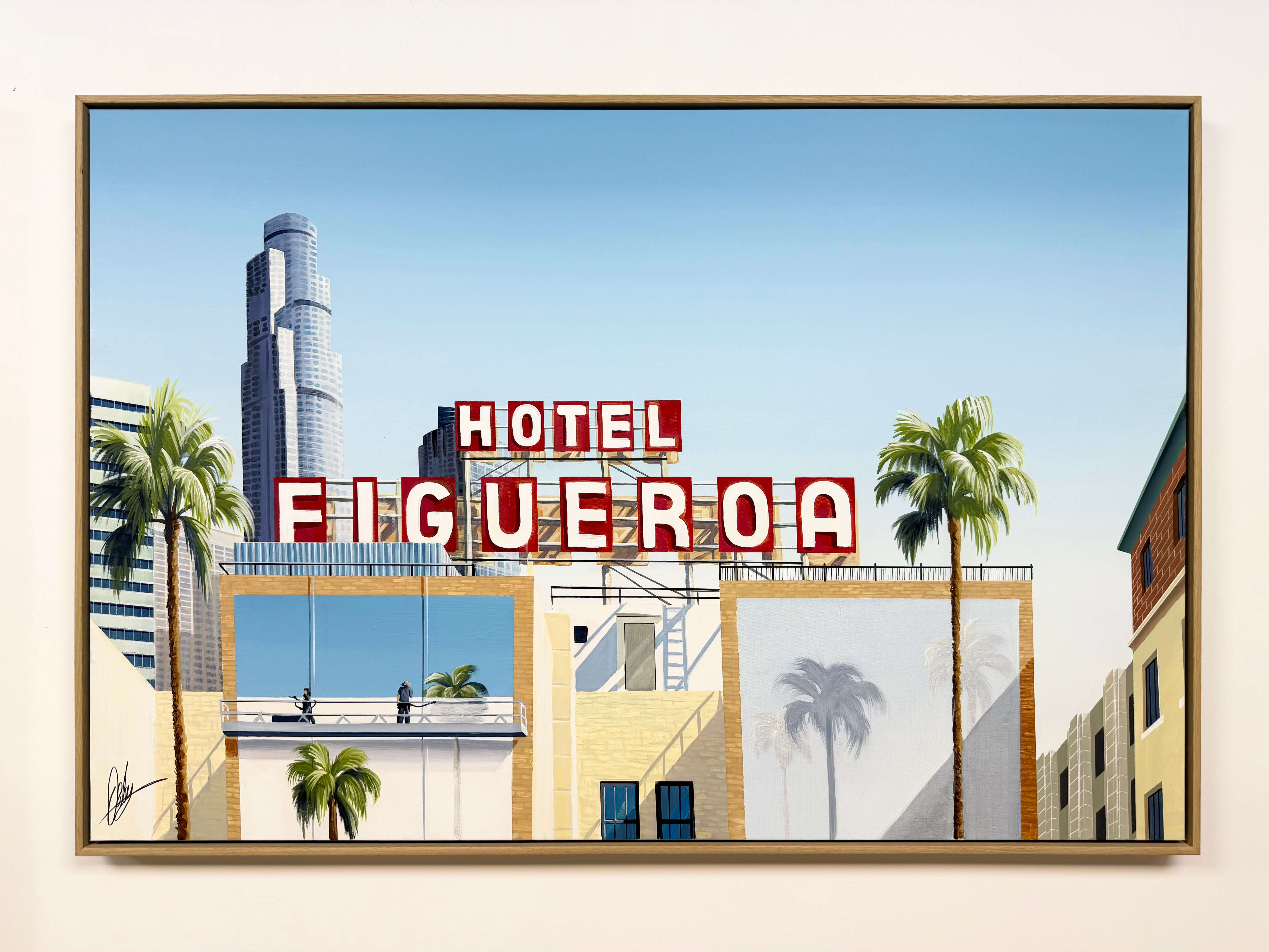 North on Figueroa - Framed - 105 x 155cm