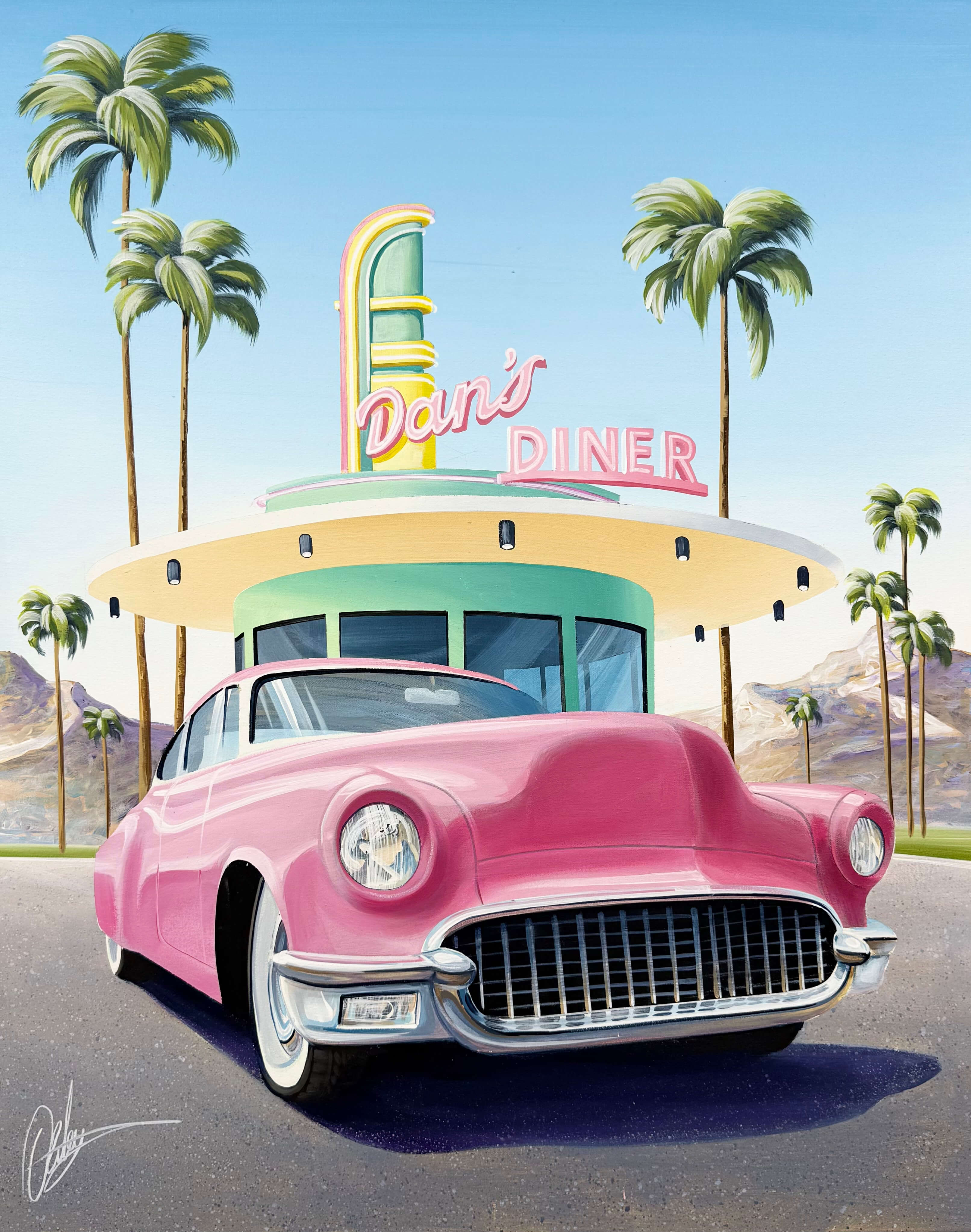 Fuel For The Drive- Framed - 84 x 104cm
