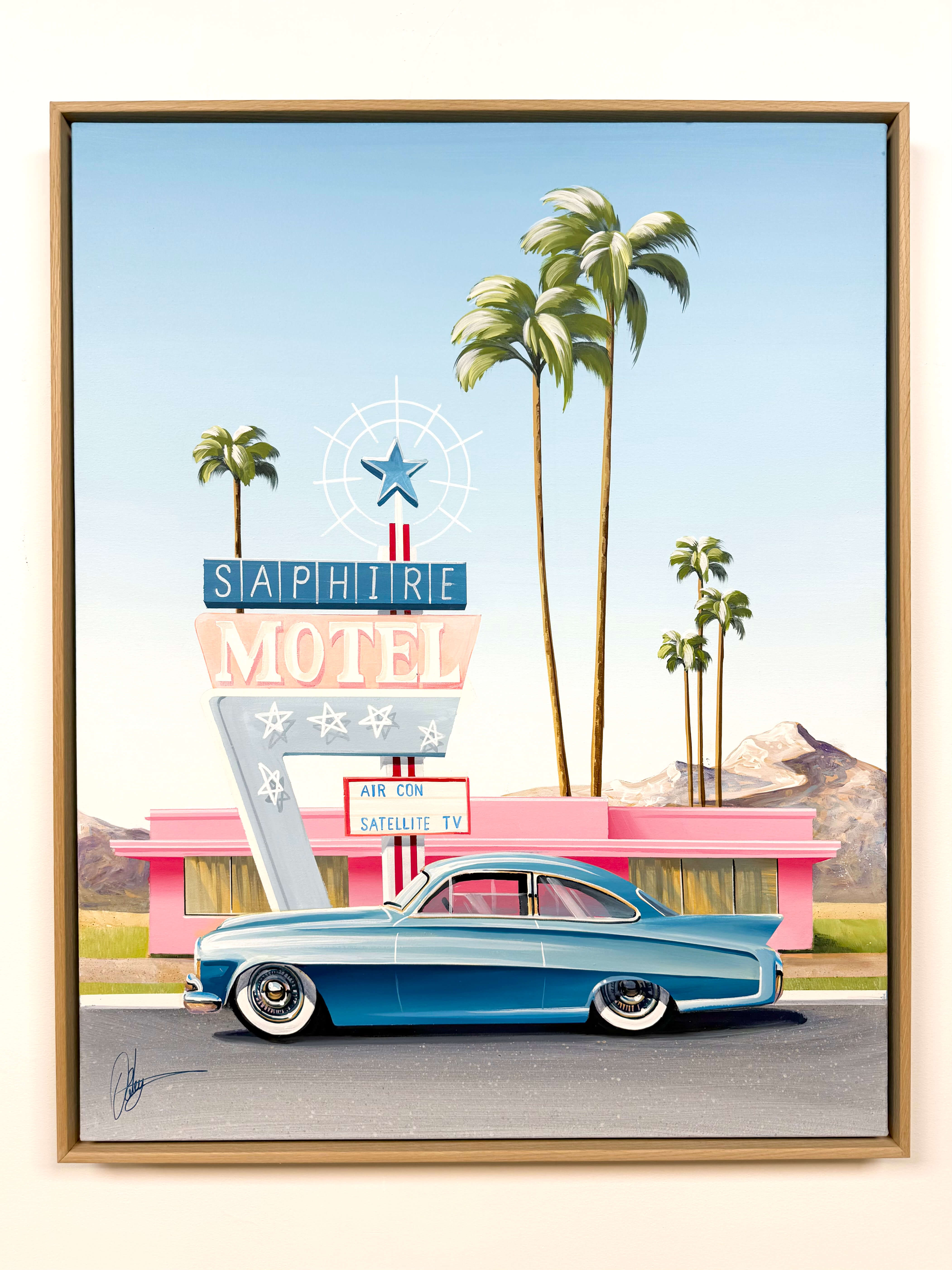 Cool Desert Night - Framed - 84 x 104cm