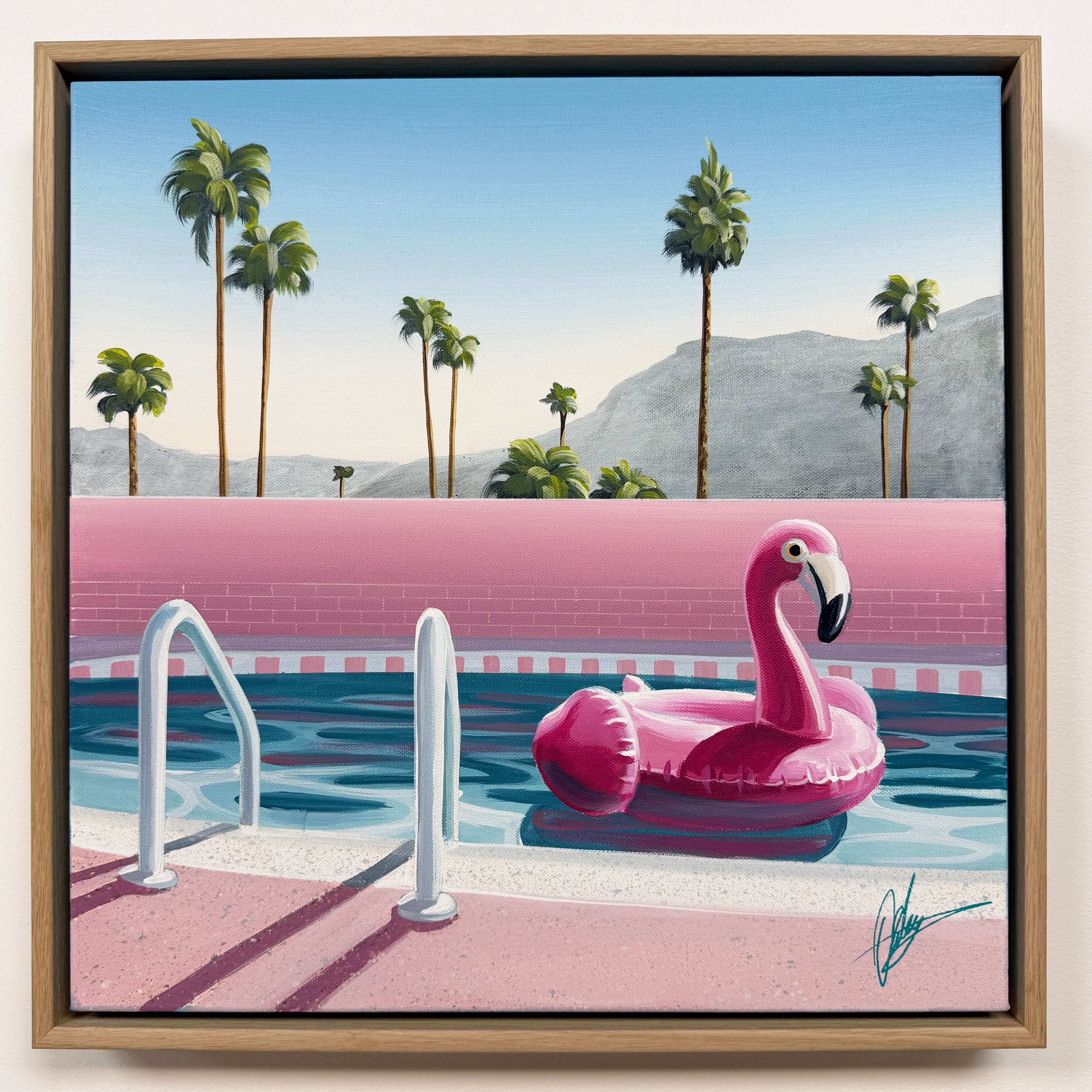 Left Behind - Framed - 49.5 x 49.5cm