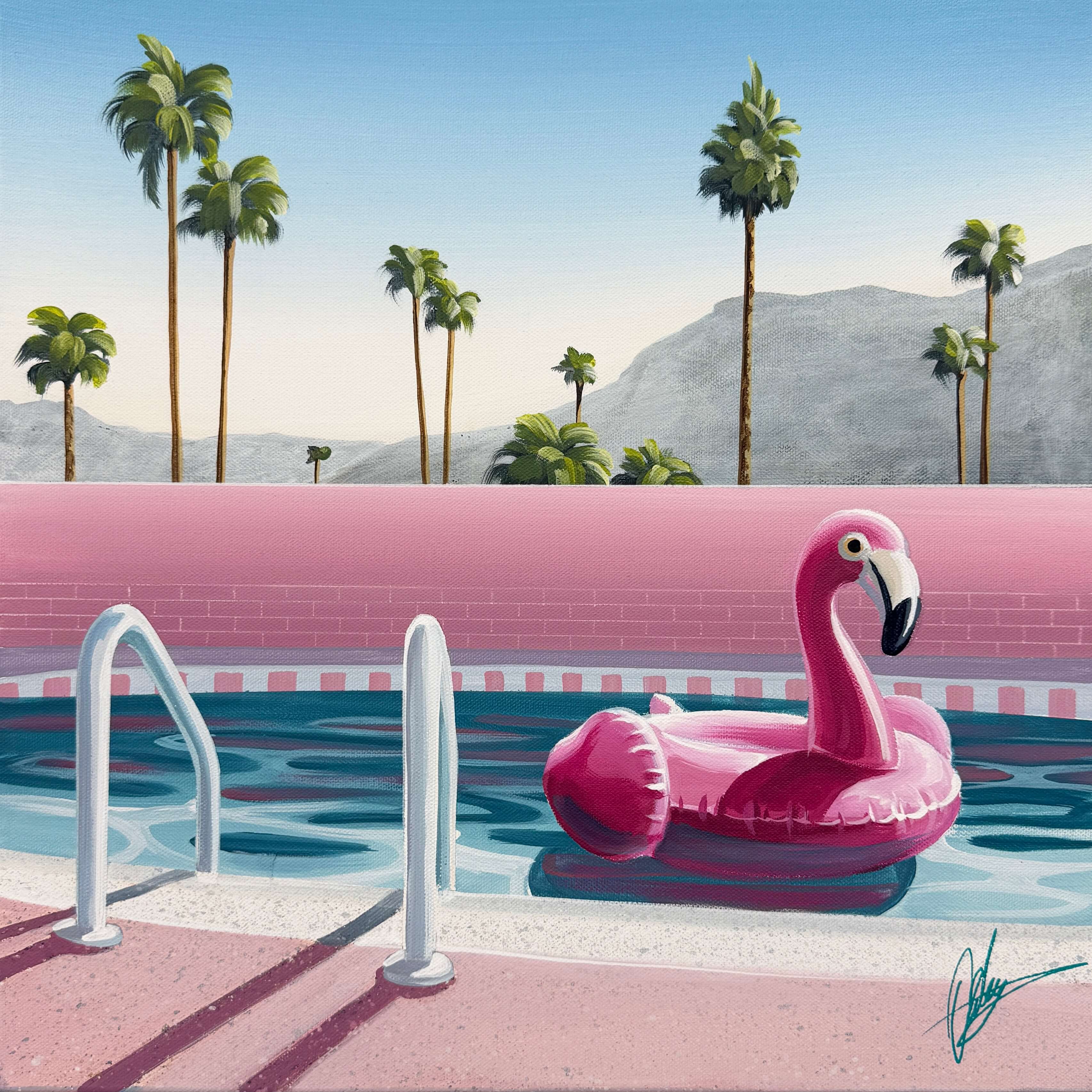 Left Behind - Framed - 49.5 x 49.5cm