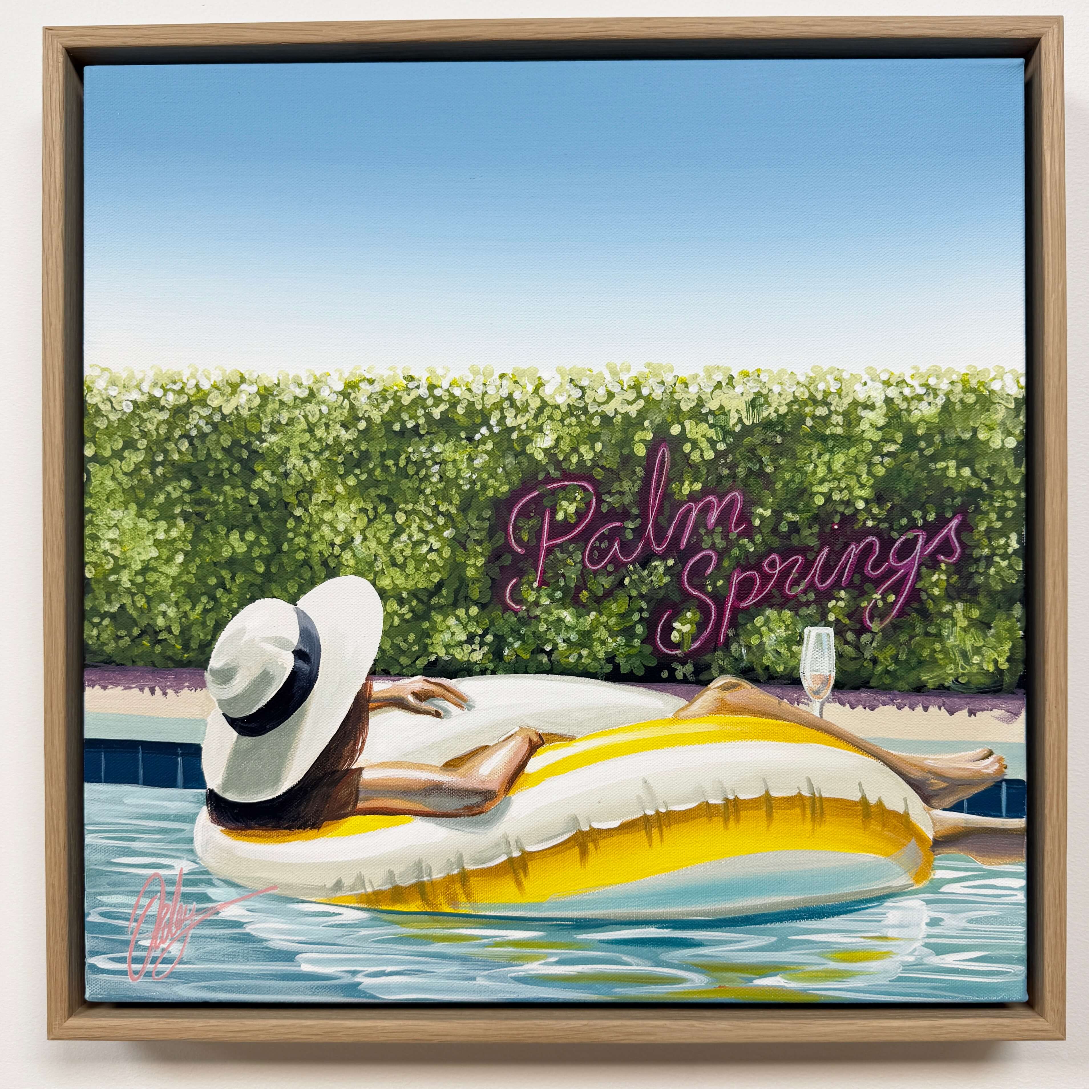 Pass The Wine - Framed - 49.5 x 49.5cm