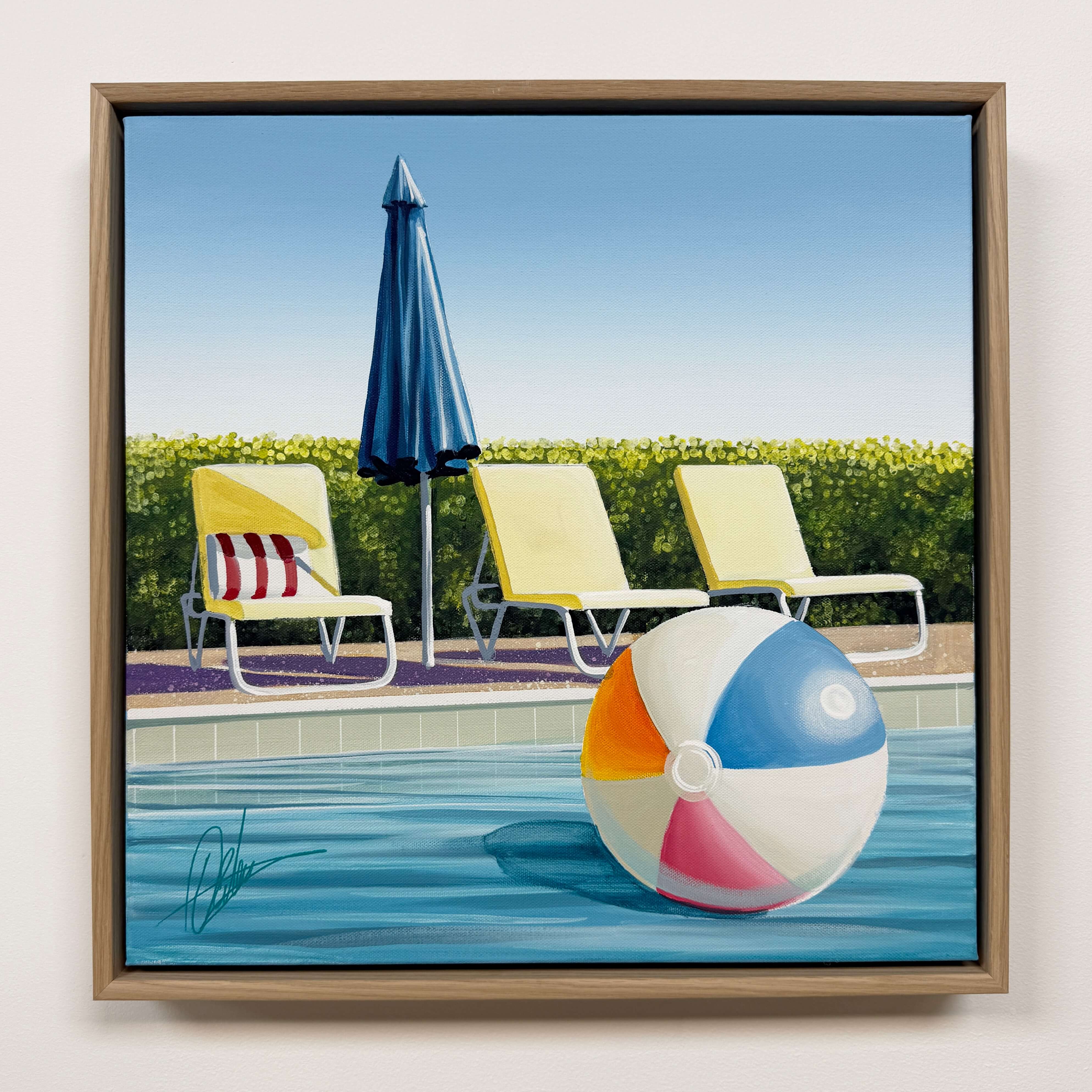 Far From The Beach - Framed - 49.5 x 49.5cm