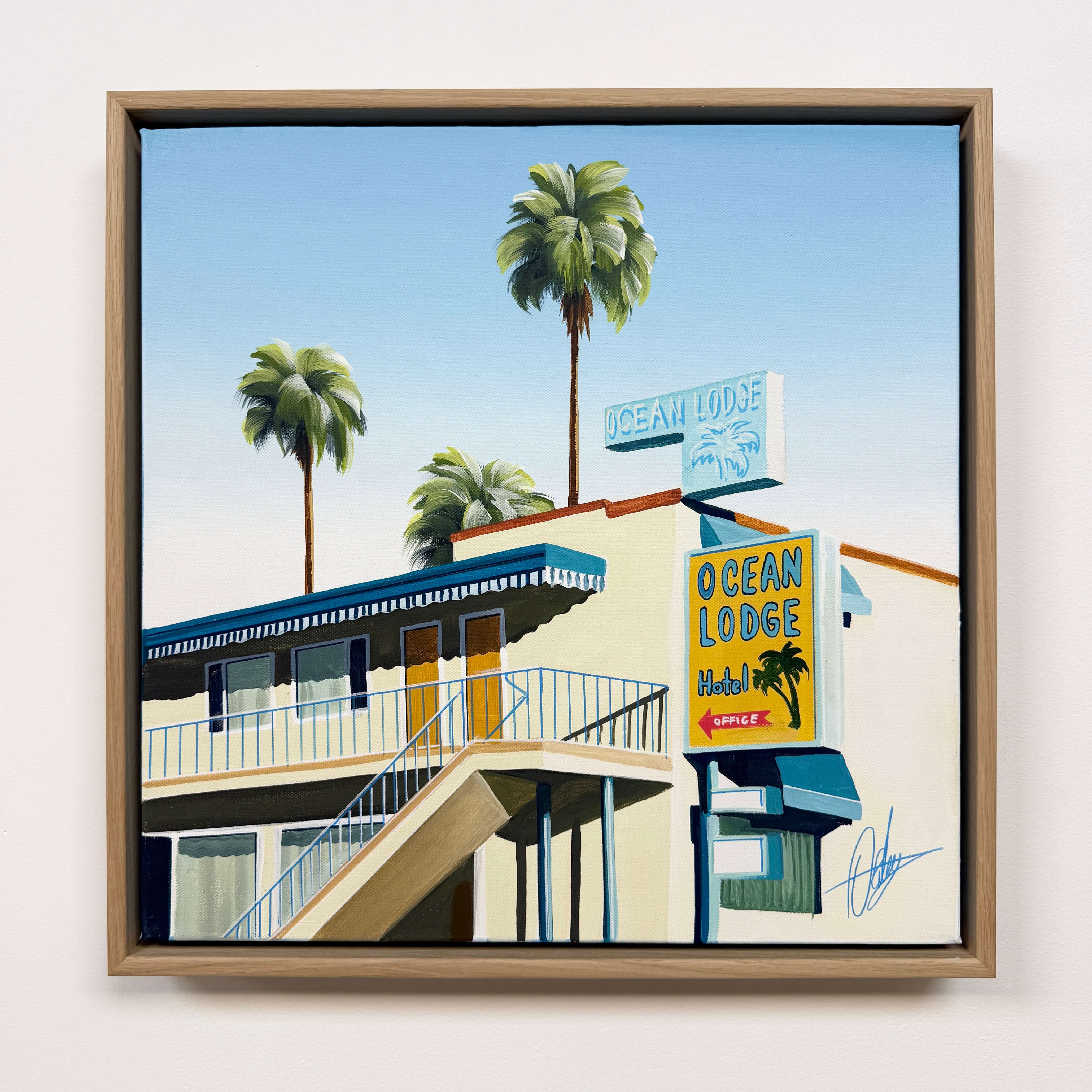 Ocean Lodge - Framed - 49.5 x 49.5cm