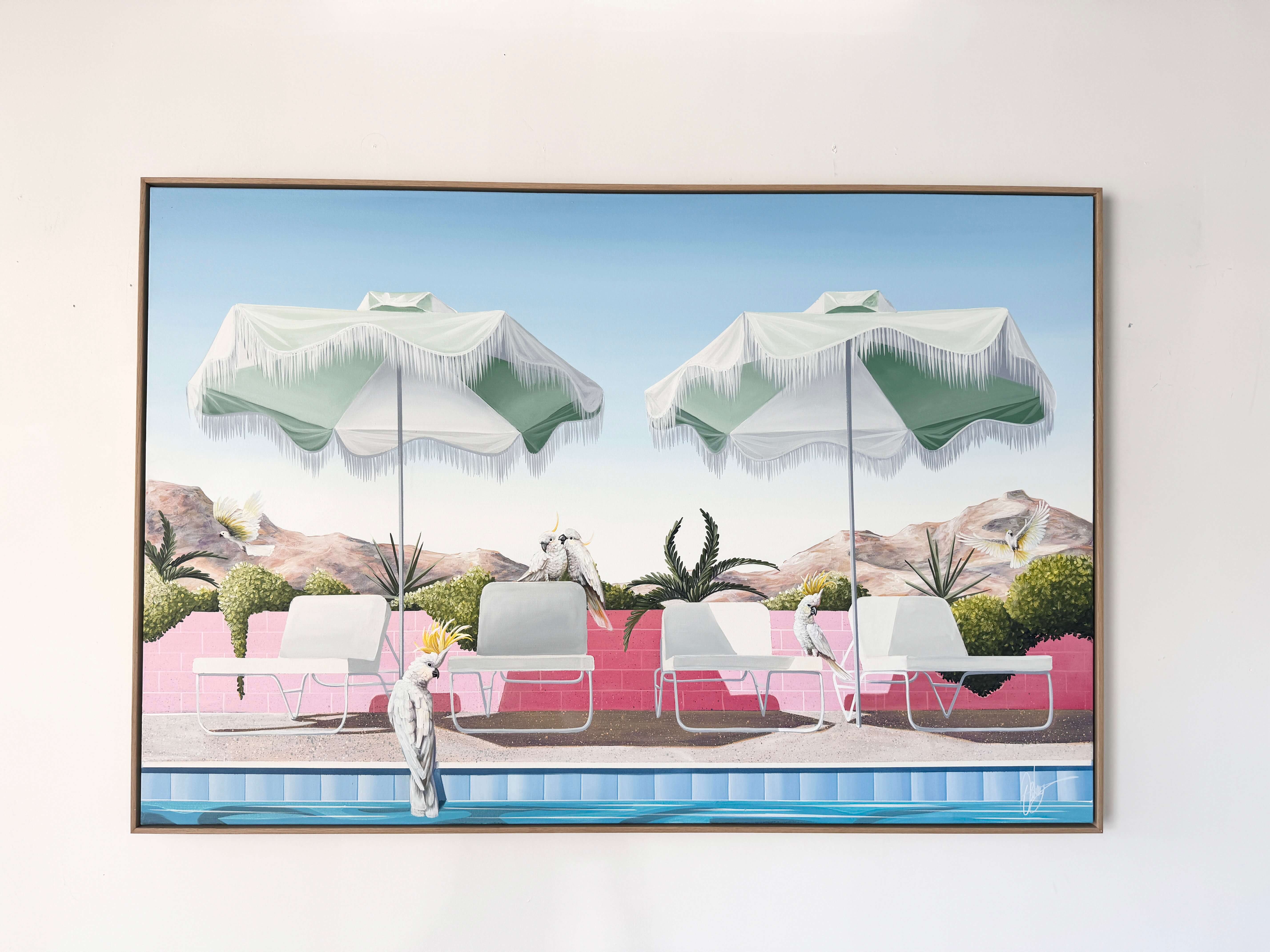 One of a Kind Paintings | Palm Springs Inspired | Chris Riley Art