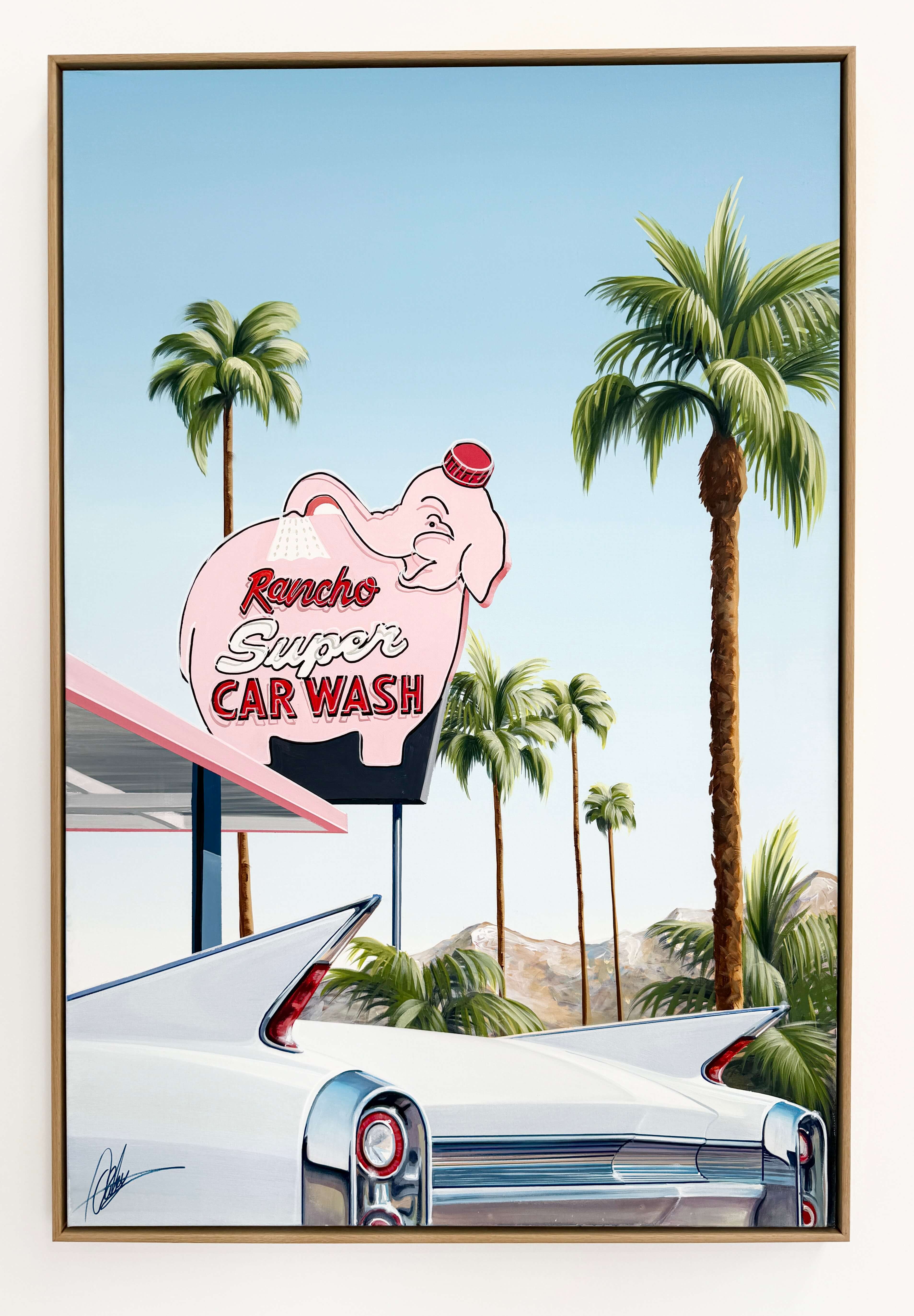 Clean Ride, Good Vibes - Framed - 105 x 156cm