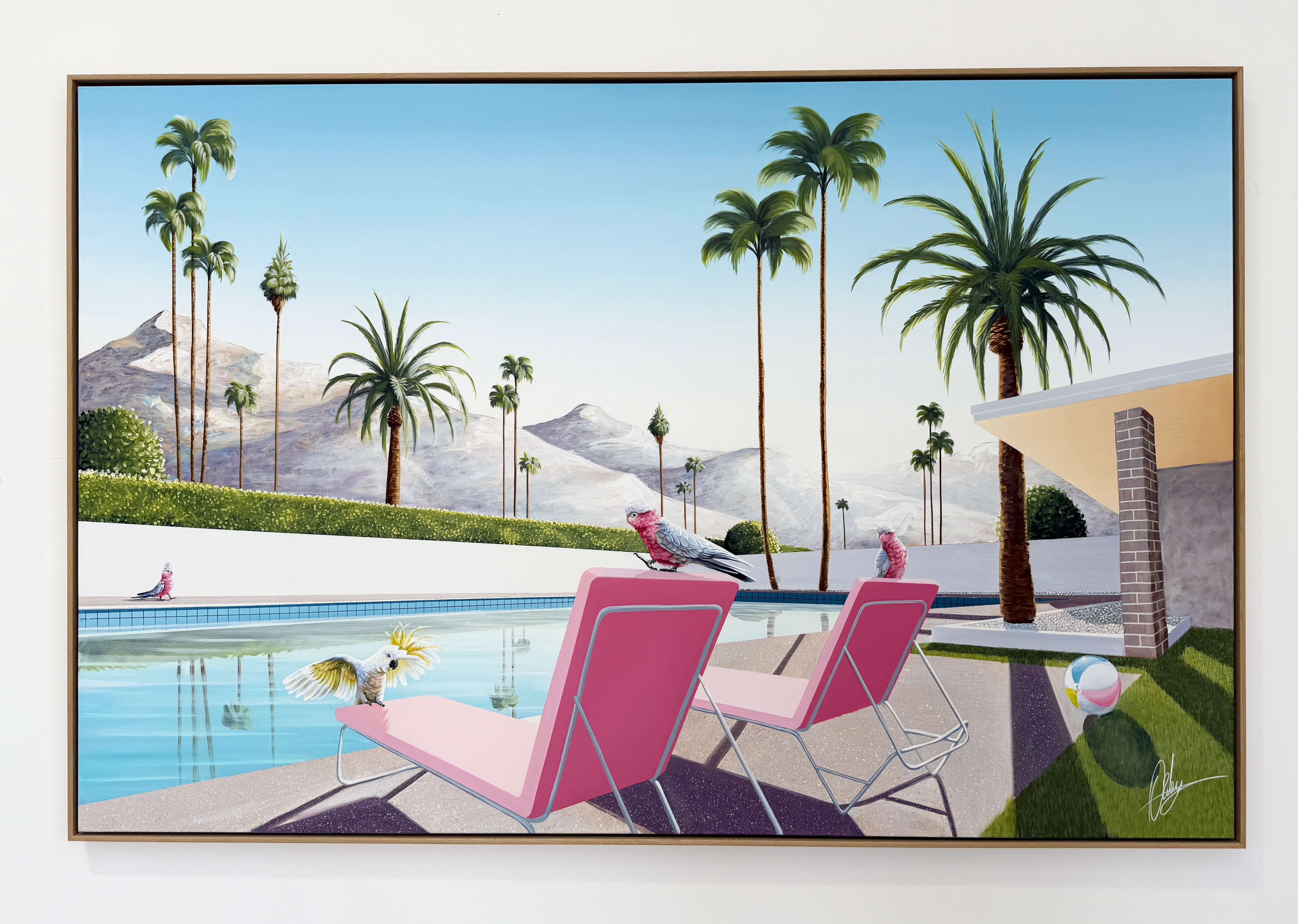 Pool Party Crasher - Framed - 234 x 154cm