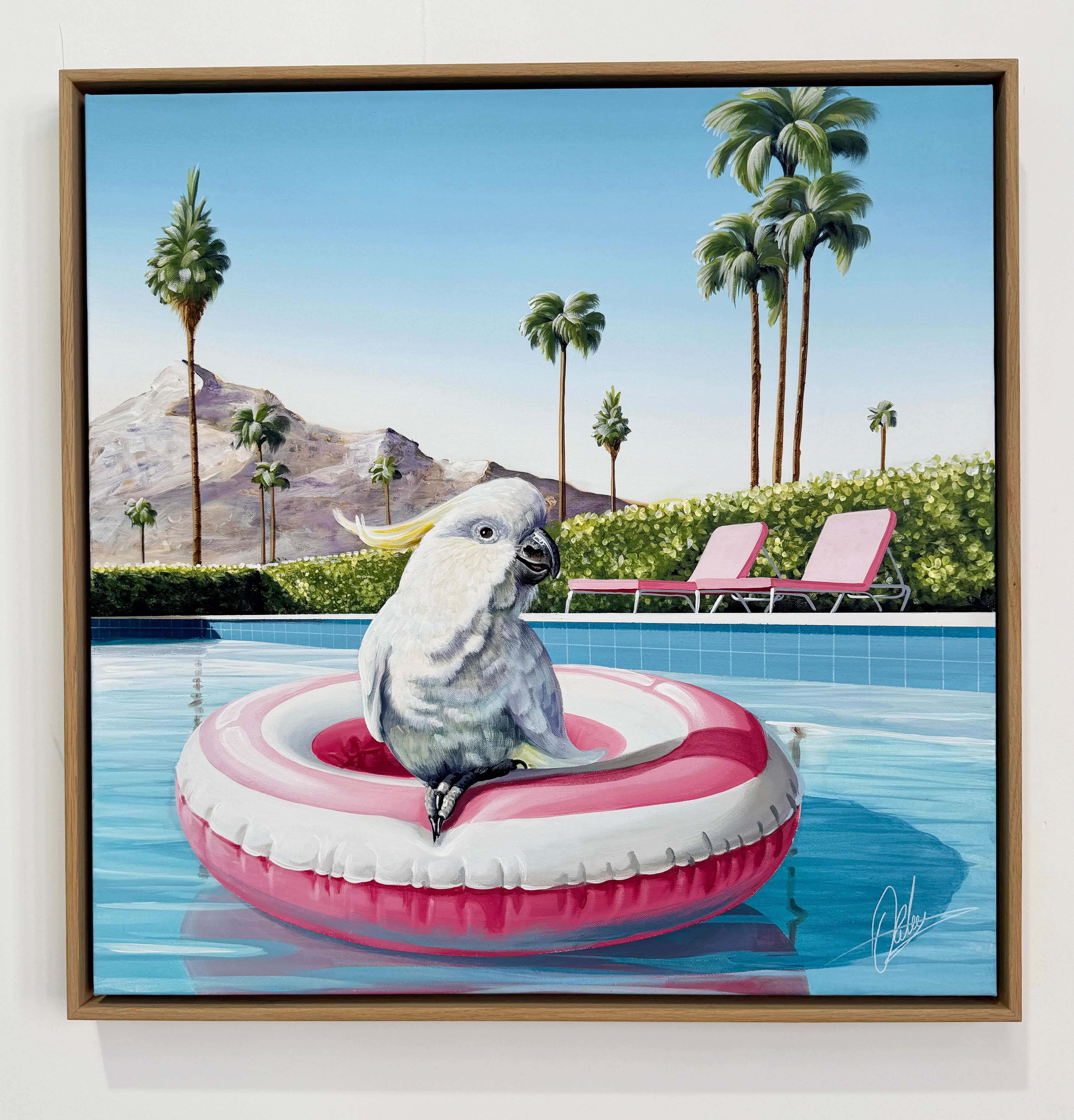 I'm Not Leaving - Framed - 80 x 80cm