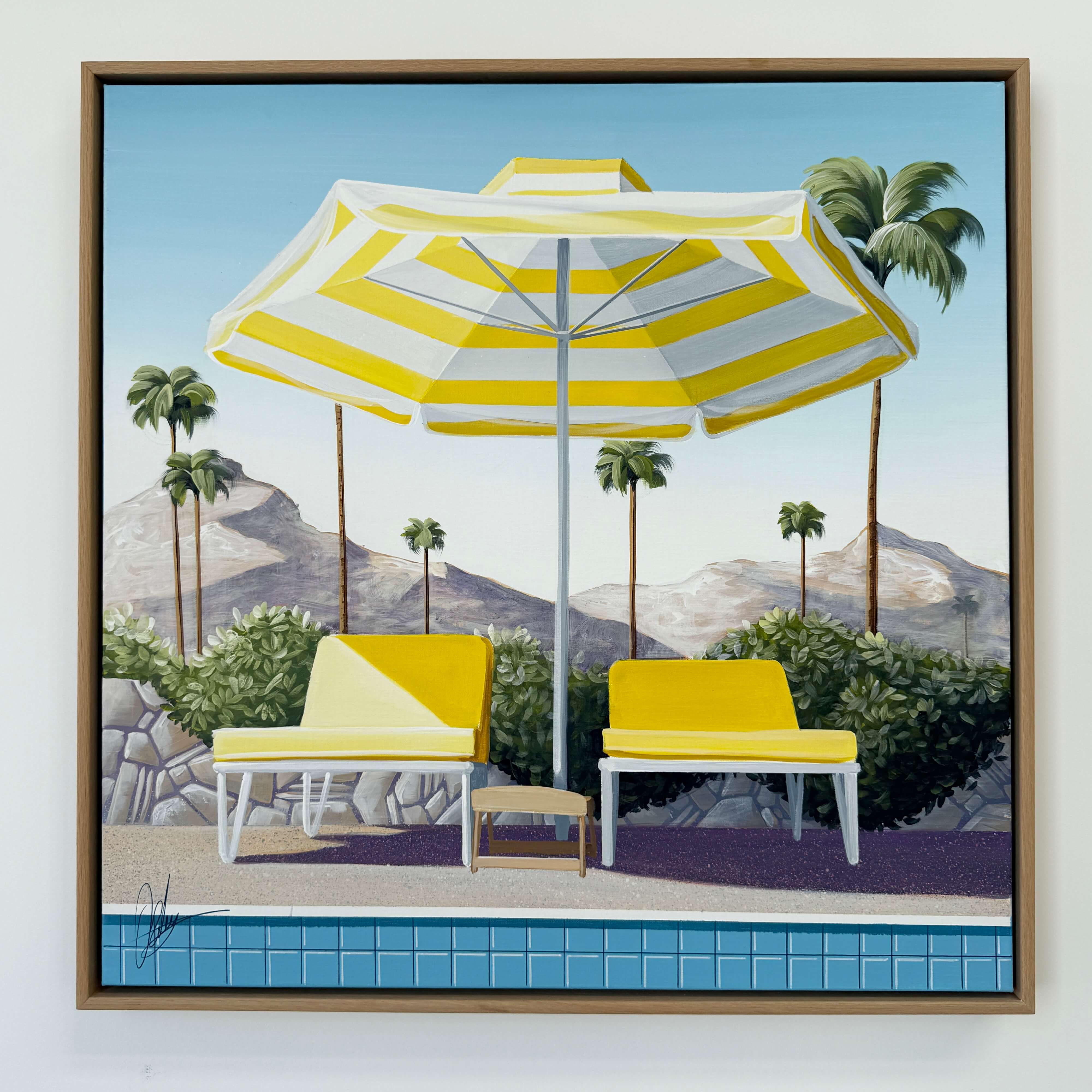 Rays of Sunshine - Framed - 80 x 80cm