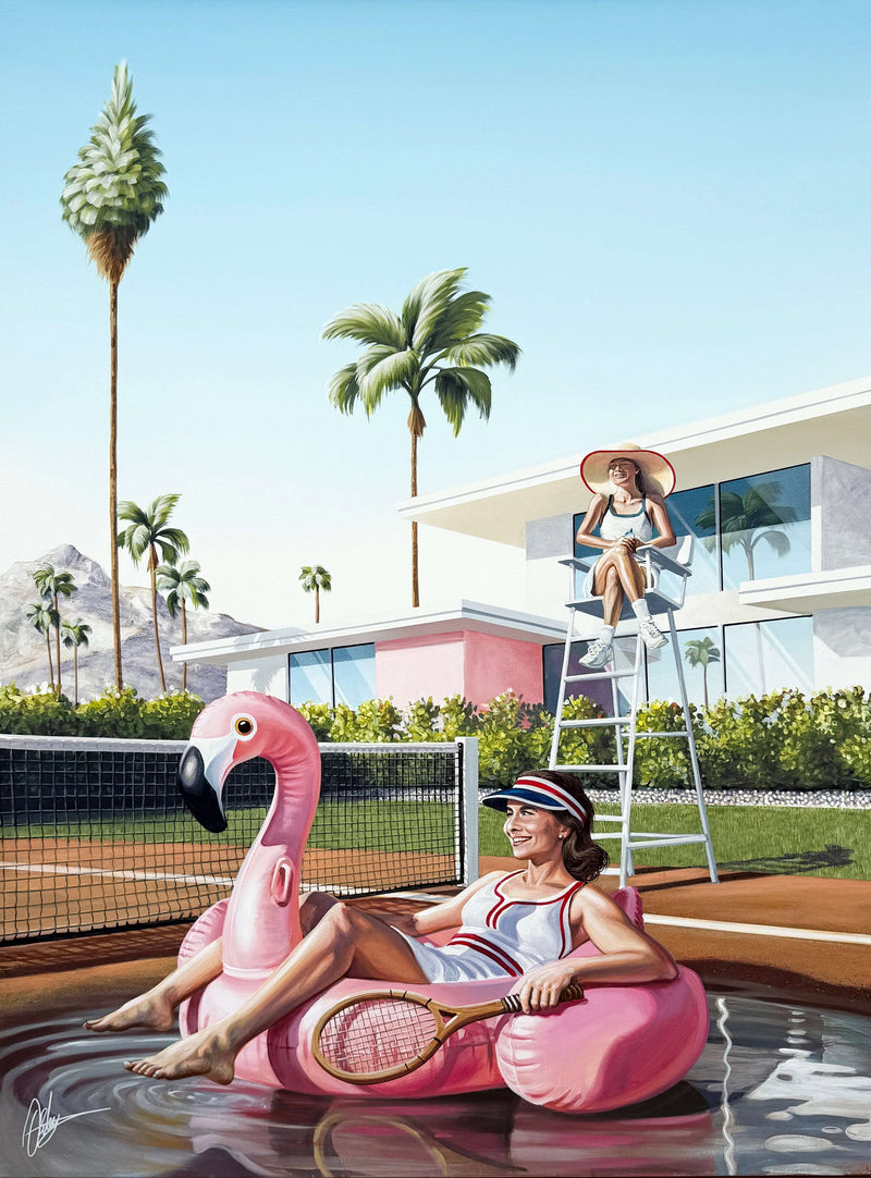 Double Fault - Framed - 124 x 164cm