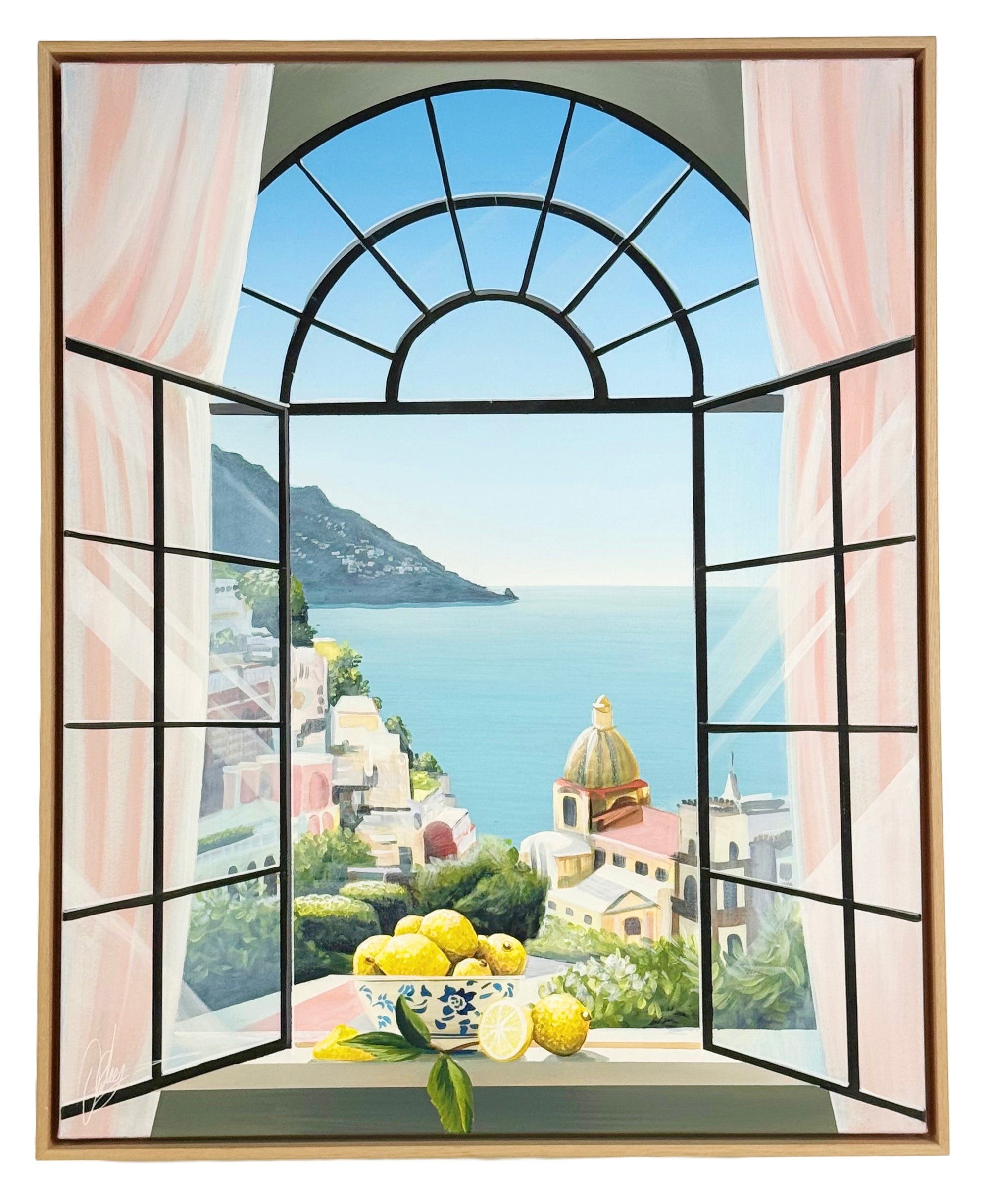 Breakfast In The Sun - Framed - 80 x 104cm