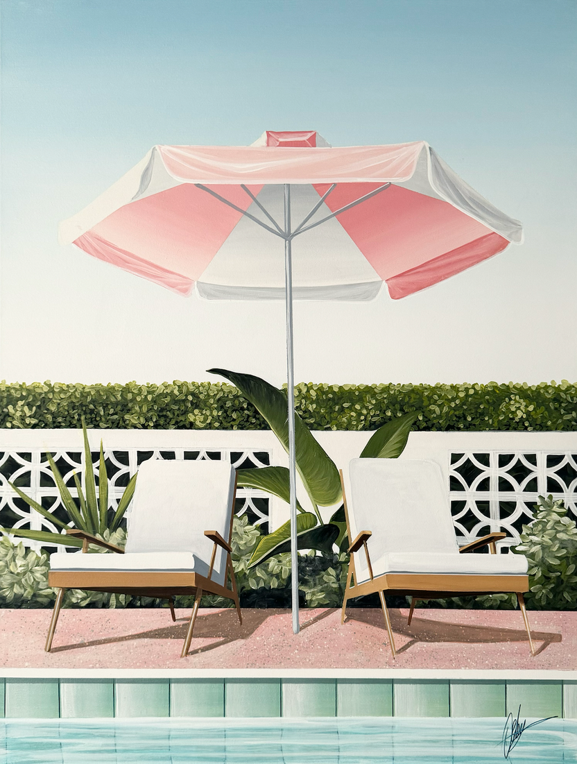 One of a Kind Paintings | Palm Springs Inspired | Chris Riley Art